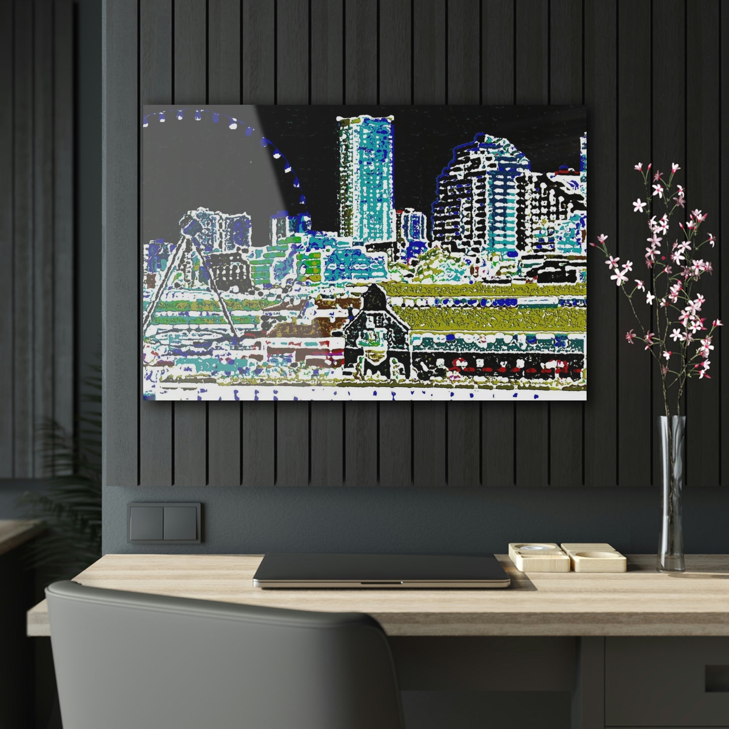 Acrylic Prints ... That Classic Wheel ... 'Seattle's Wheel' ... & An Old Classic Waterside Vendors ...  'Family Archives' ... Original Works ...