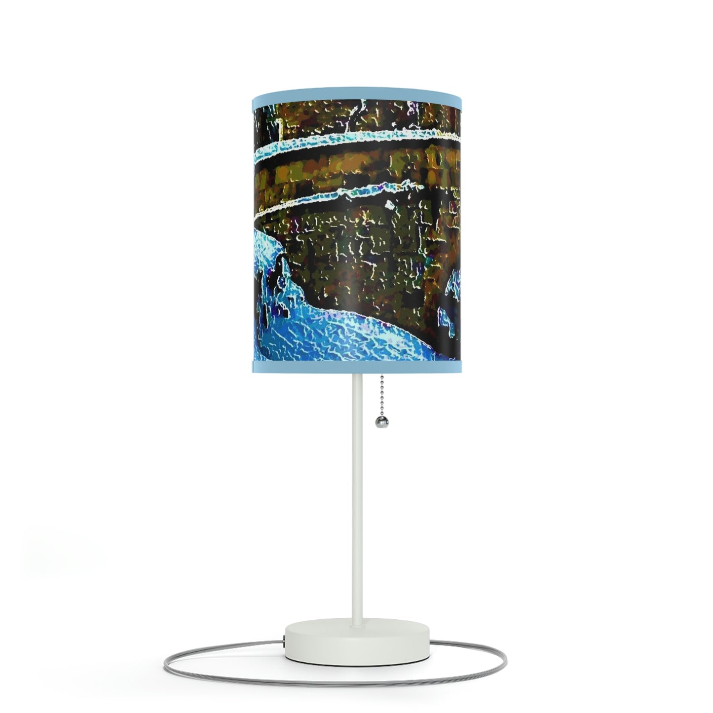 Lamp on a Stand, US|CA plug ... Walikng The Streets & Alleys ... 'Strolling The Canals ... '  ... Original Works  ...