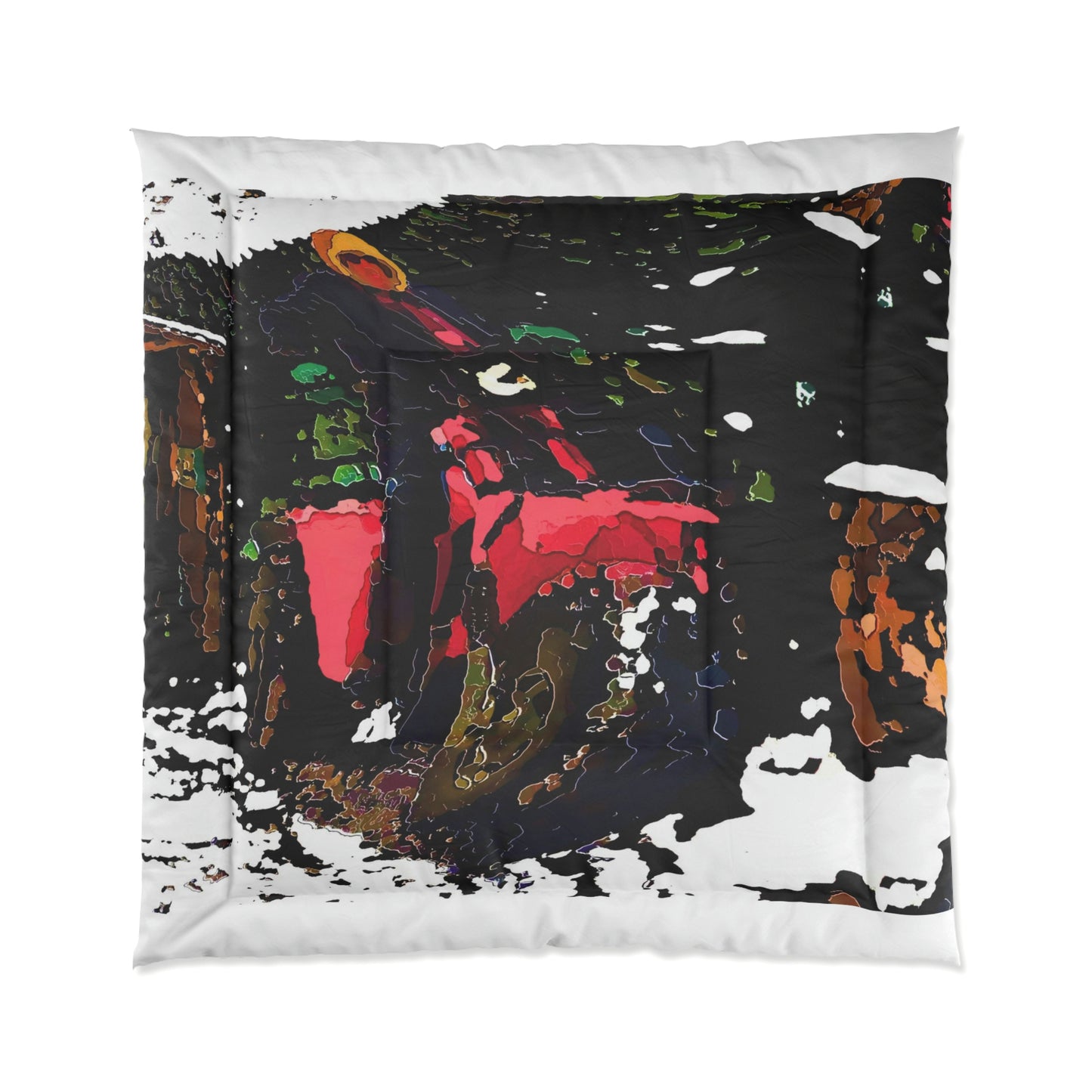Comforter ... Snow ... Fractals ... Three-Wheeler-Speed ... & "Warmth!" ...