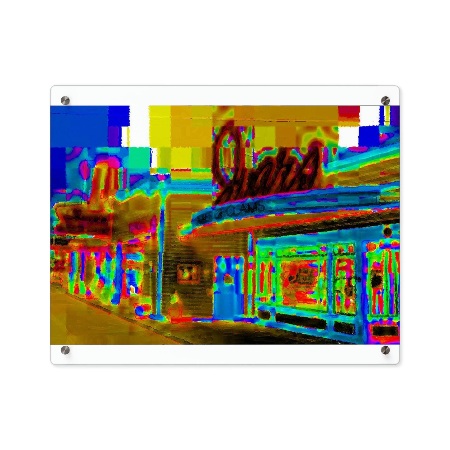 Acrylic Wall Art Panels ...  In-A-Hurry & Stressed? ... Remember: Keep "Clam" ... Clam_Happy ...  'Ivars: Seattle Waterfront' ... Personal Archives ... Original Works ...