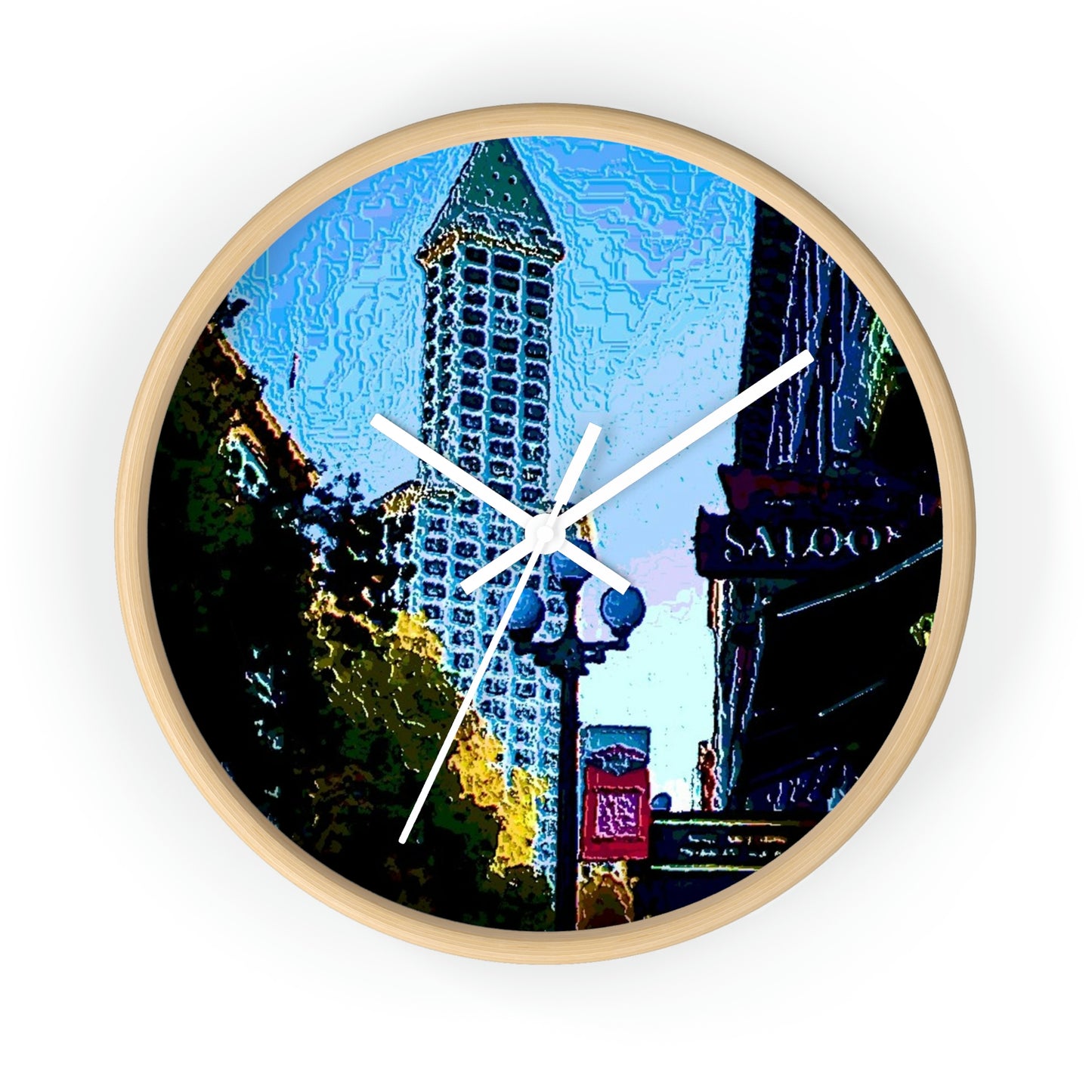 Wall clock ..  Pioneer Square & Smith Tower ... 'That World Famous View' ... Colleague Supplied Photo ... Original Works ...