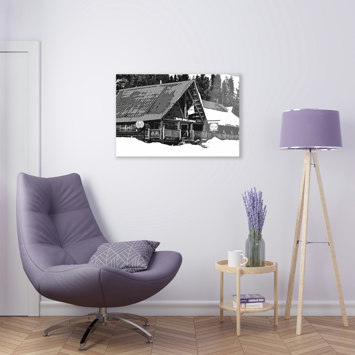 Acrylic Prints ... A Beautiful Lodge & Back-Country Outfitter In A Mountain Town ... 'Dixie, Idaho, November 2022' ... Original Works ...