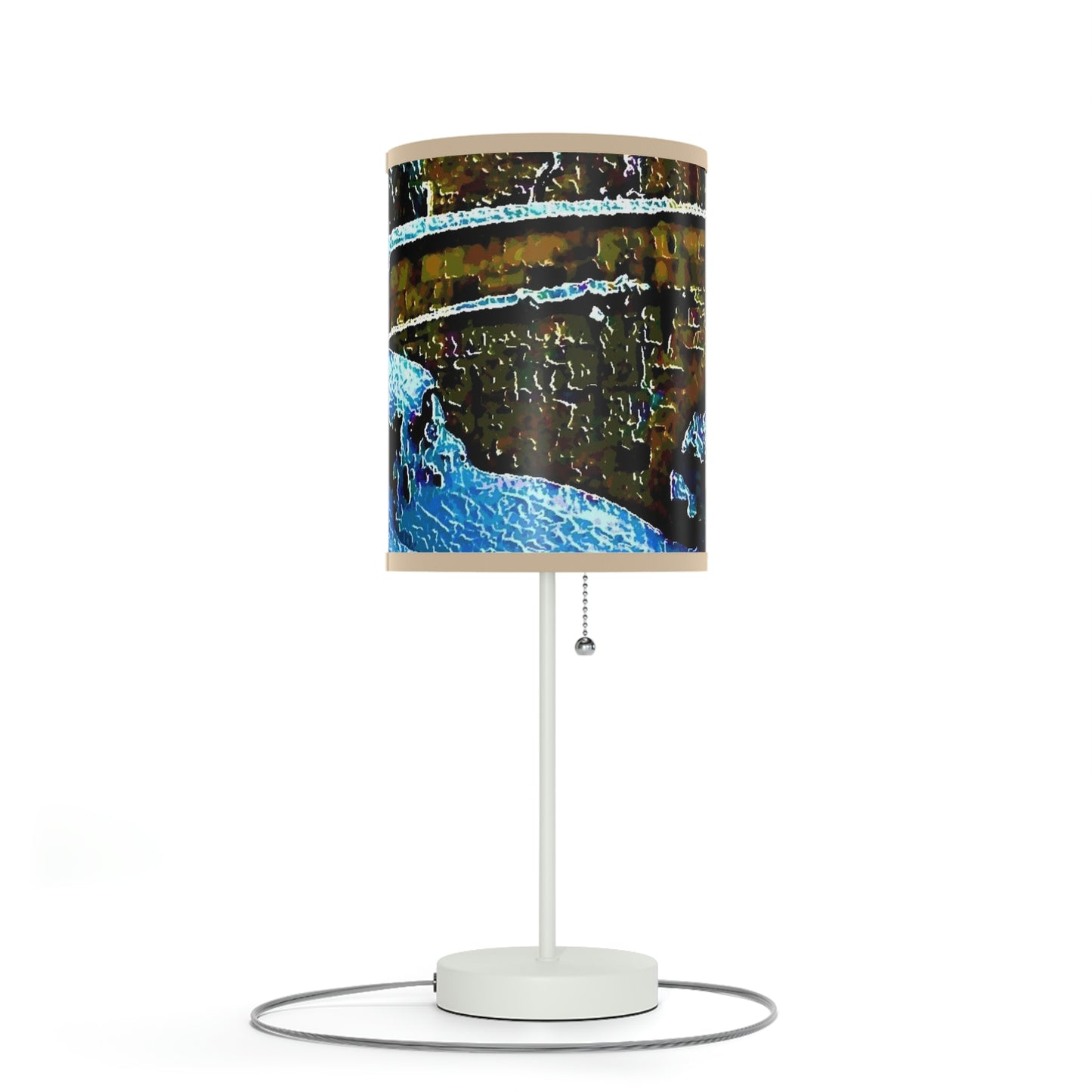 Lamp on a Stand, US|CA plug ... Walikng The Streets & Alleys ... 'Strolling The Canals ... '  ... Original Works  ...