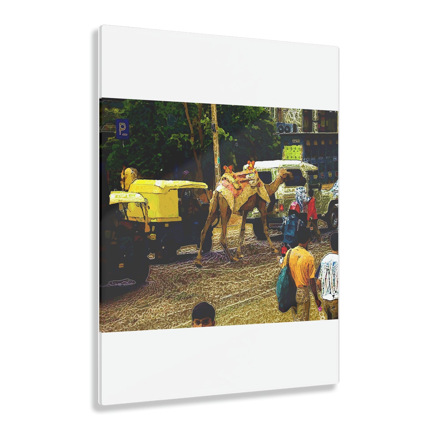 Acrylic Prints ... "Truckin'-Up-To-Buffalo ... 'Oops - Wrong Country' ... Truckin'-Up-To-New Delll -'E' ... " ... (Delhi, India) ... 5July2007. Original Works ...