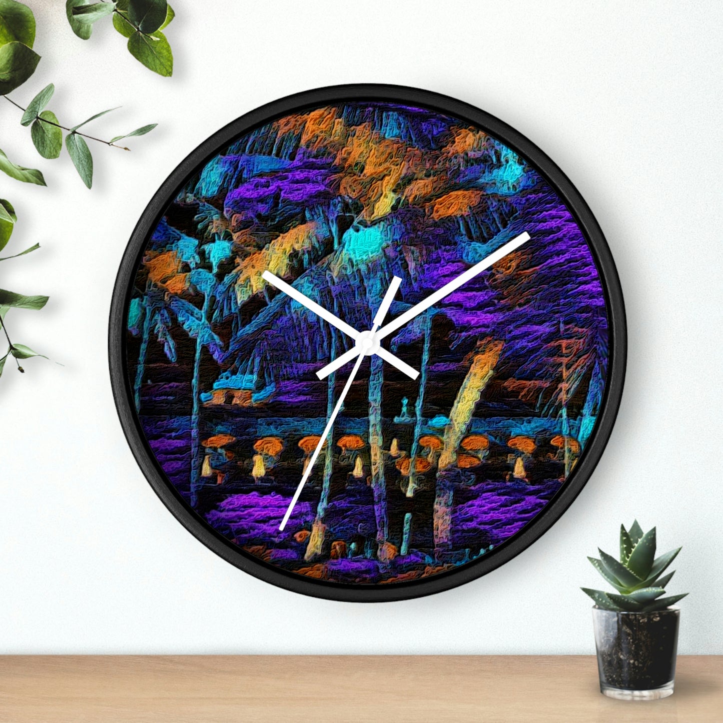 Wall Clock ... "The Royal Hawai'ian: Waikiki Beach_Beach" ... Honolulu, HI ... Ocotber 2014 (Halloween) ... Original Works ...