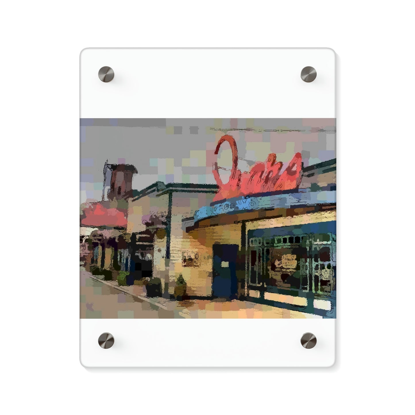 Acrylic Wall Art Panels ...  In-A-Hurry & Stressed? ... Remember: Keep "Clam" ... Clam_Happy ...  'Ivars: Seattle Waterfront' ... Personal Archives ... Original Works ...