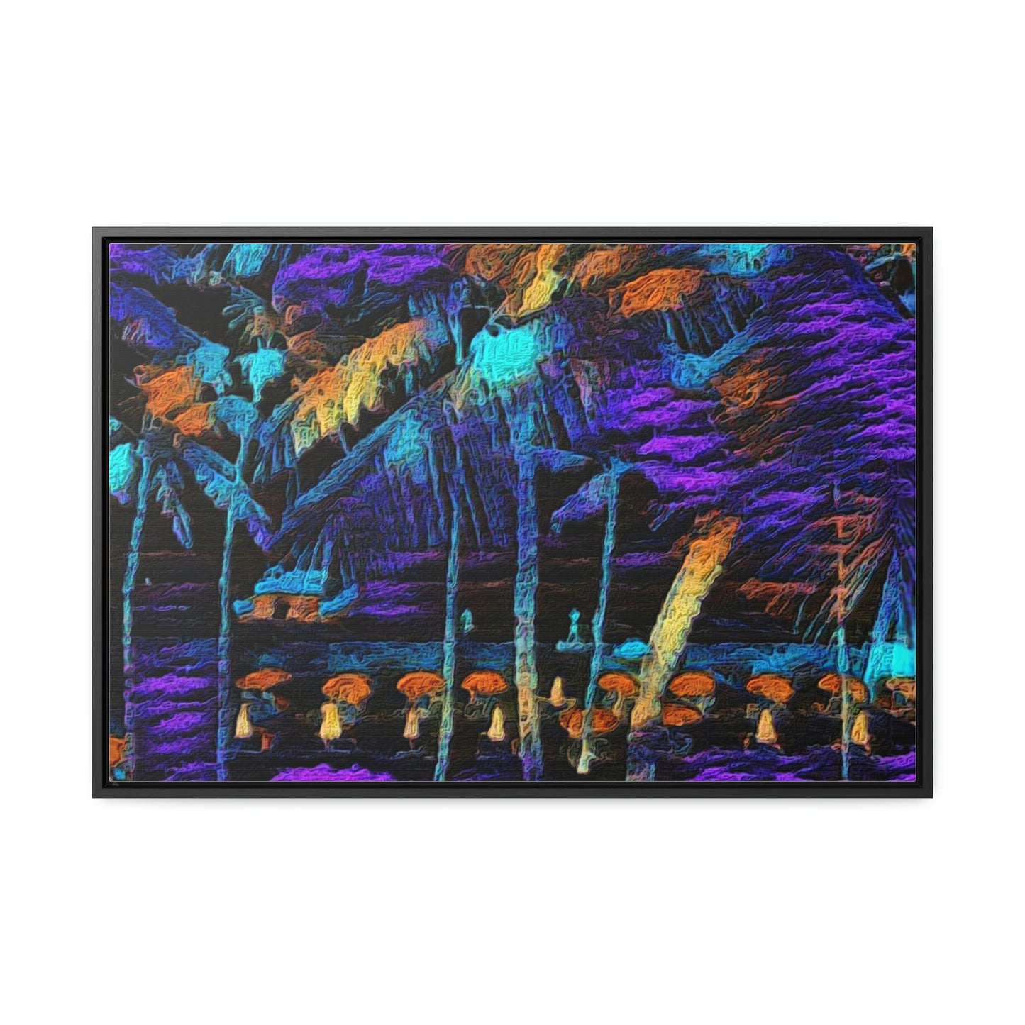 Gallery Canvas Wraps, Horizontal Frame ... "The Royal Hawai'ian: Waikiki Beach_Beach" ... Honolulu, HI ... Ocotber 2014 (Halloween) ... Original Works ...