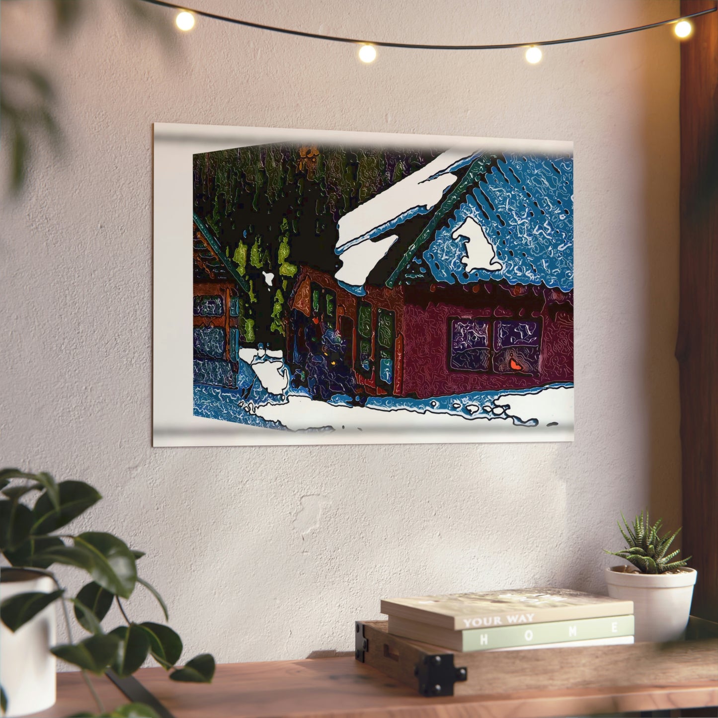 Aluminum Composite Panels ... "3-D & Perspective" ... A Snowmobiler 'Ridest-Through-It' ... Rhett Creek, Idaho ... Original Works ...