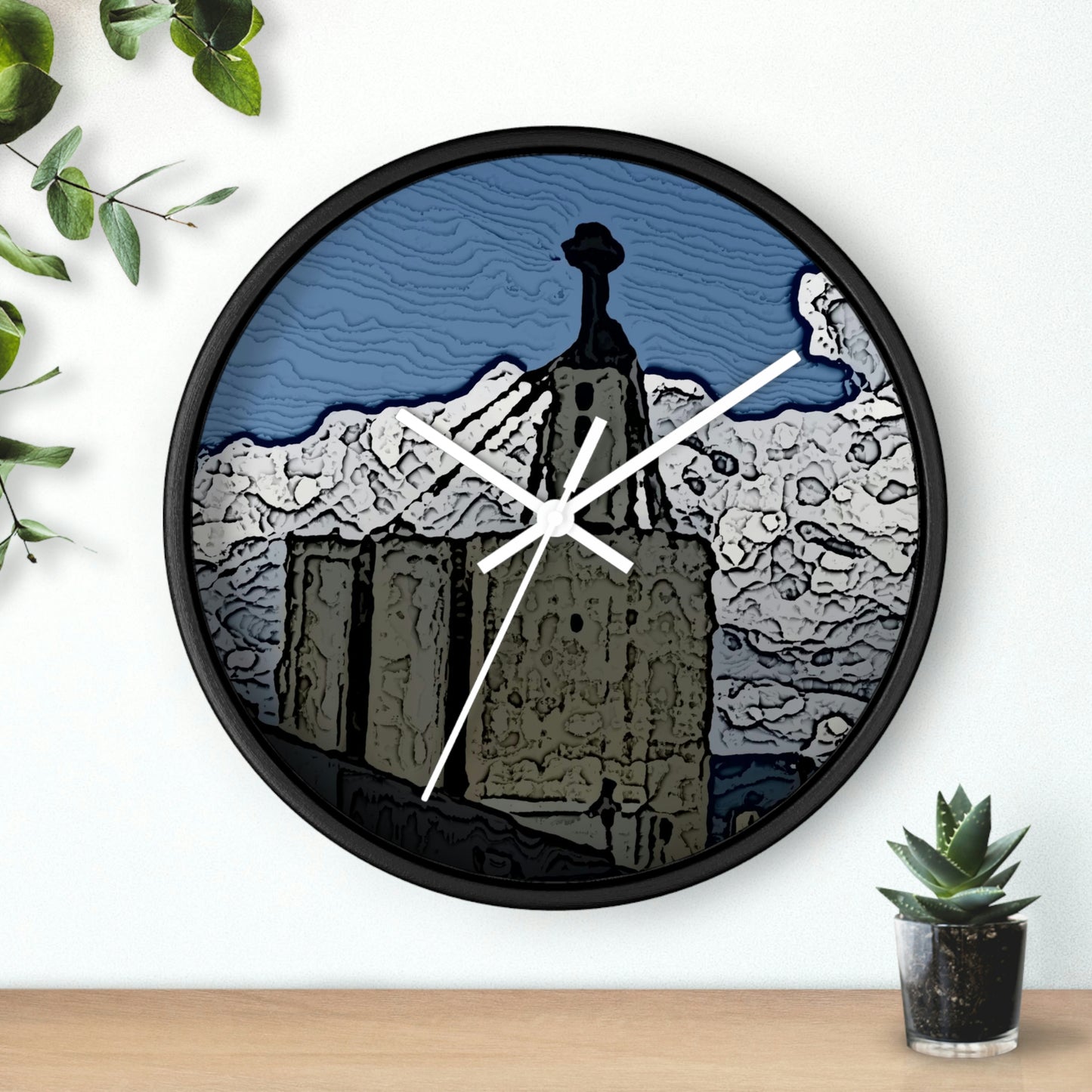 Wall clock ... "ICP: Idaho County Propane ... 'Production Facilities Grangeville, Idaho' ... "  Original Works: Rendering Time: 10 Hours ...