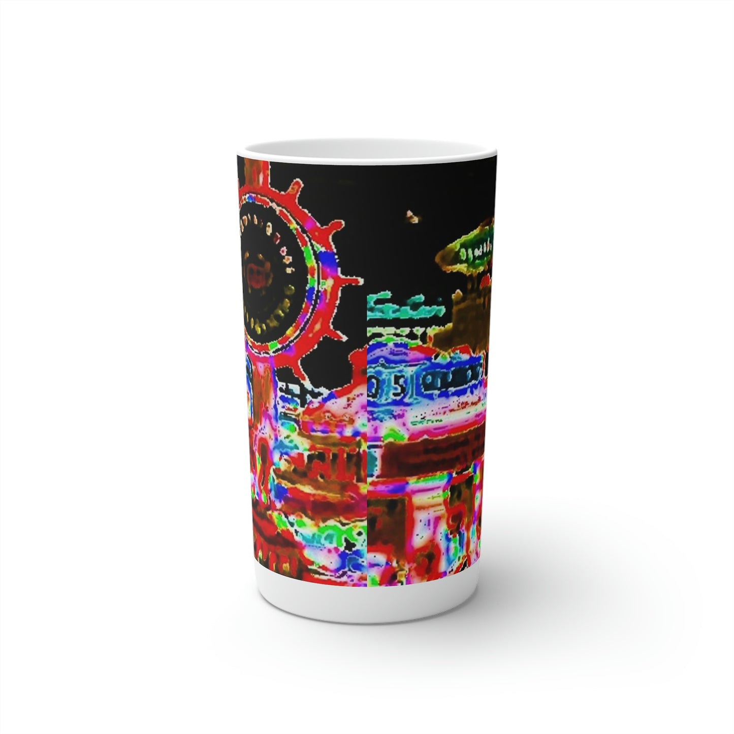 Conical Coffee Mugs (3oz, 8oz, 12oz) ... "No.9 Fishermen's Grotto - Fishermen's Wharf, SF, California" ... Family Archives: 1970's ... Original Works ...