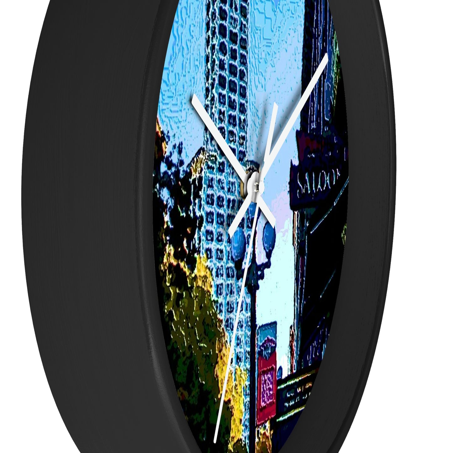 Wall clock ..  Pioneer Square & Smith Tower ... 'That World Famous View' ... Colleague Supplied Photo ... Original Works ...