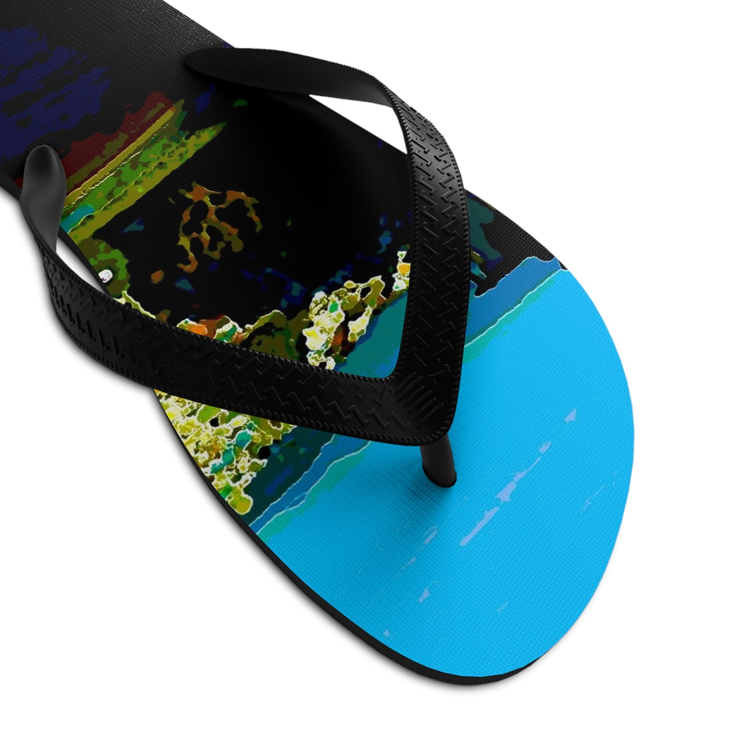 Unisex Flip-Flops ... "Lombard Street San Francisco, CA, USA" ... Family Archives 1970's ... Original Works ...