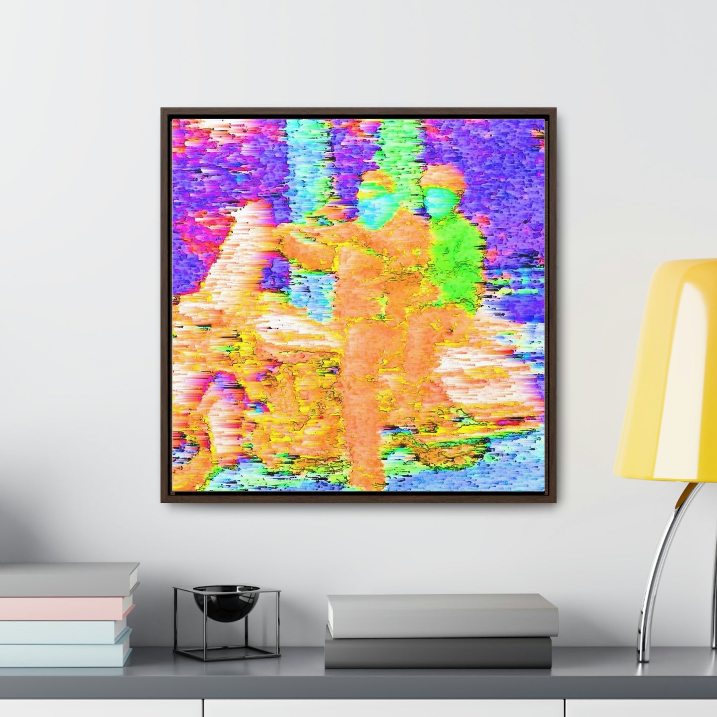 Gallery Canvas Wraps, Square Frame ...  "And 'I' Left His Dead A_s There By The Side-of-The-Road" ... Original Works ... (Grateful Dead: Me-And-My-Uncle)