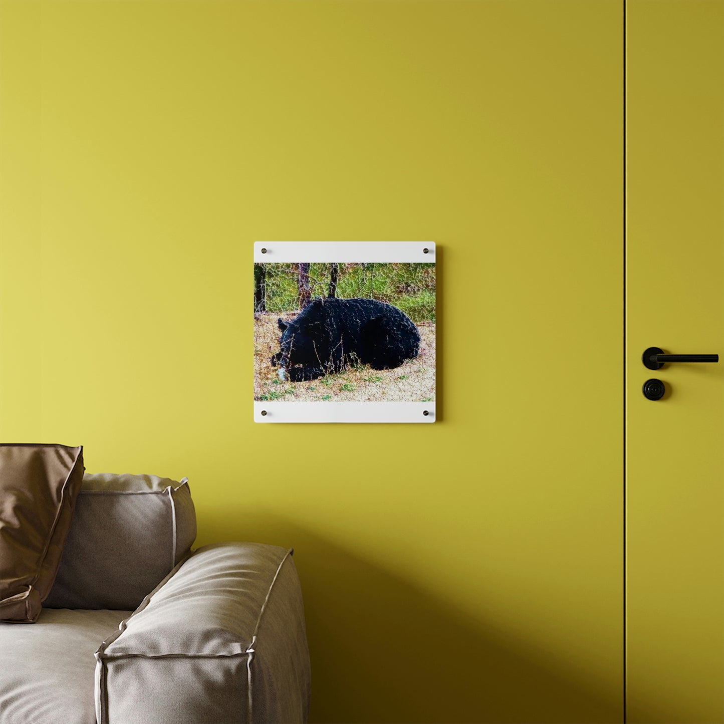 Acrylic Wall Art Panels ... RCY: "Rhett Creek Yogi ... '500 Lbs Of Autumn Season Hunger' ..."  ... September 2022 ... Central Idaho ... Original Works ...