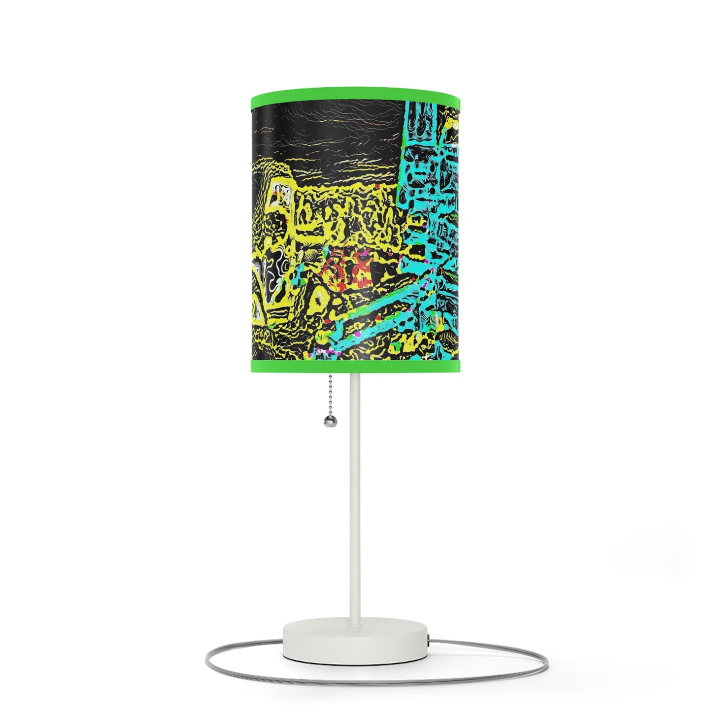 Lamp on a Stand, US|CA plug ... "Snow Vehicle In Snow Storm At-Rest" ... Circa 12Mar23 ... Central Idaho ... 18-Hours Rendering Time: Original Works ...