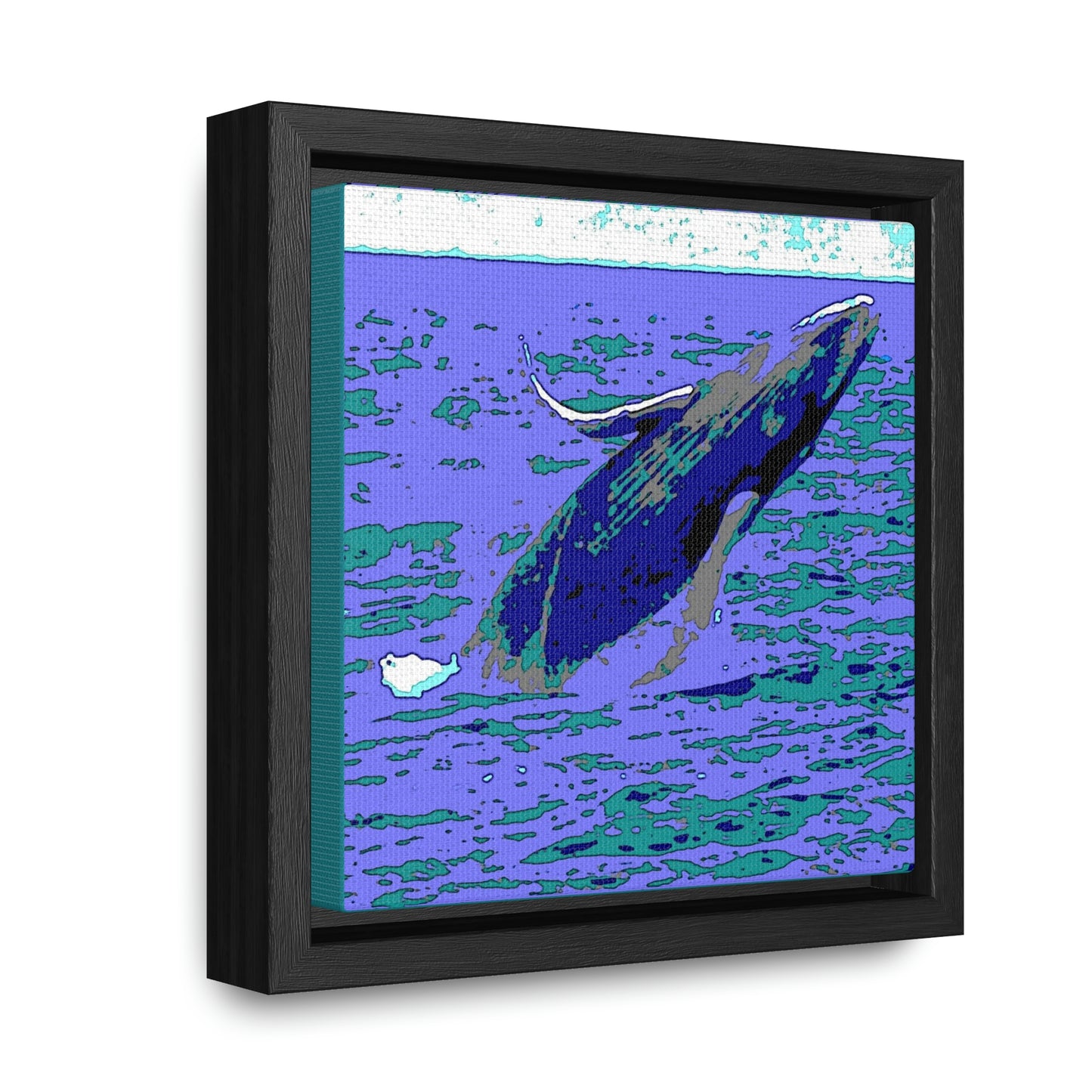 Gallery Canvas Wraps, Square Frame ... Baby Humpback Breaching ... Maui, HI: April 2022 ... "Family Archives: KPH" ... Original Works ...