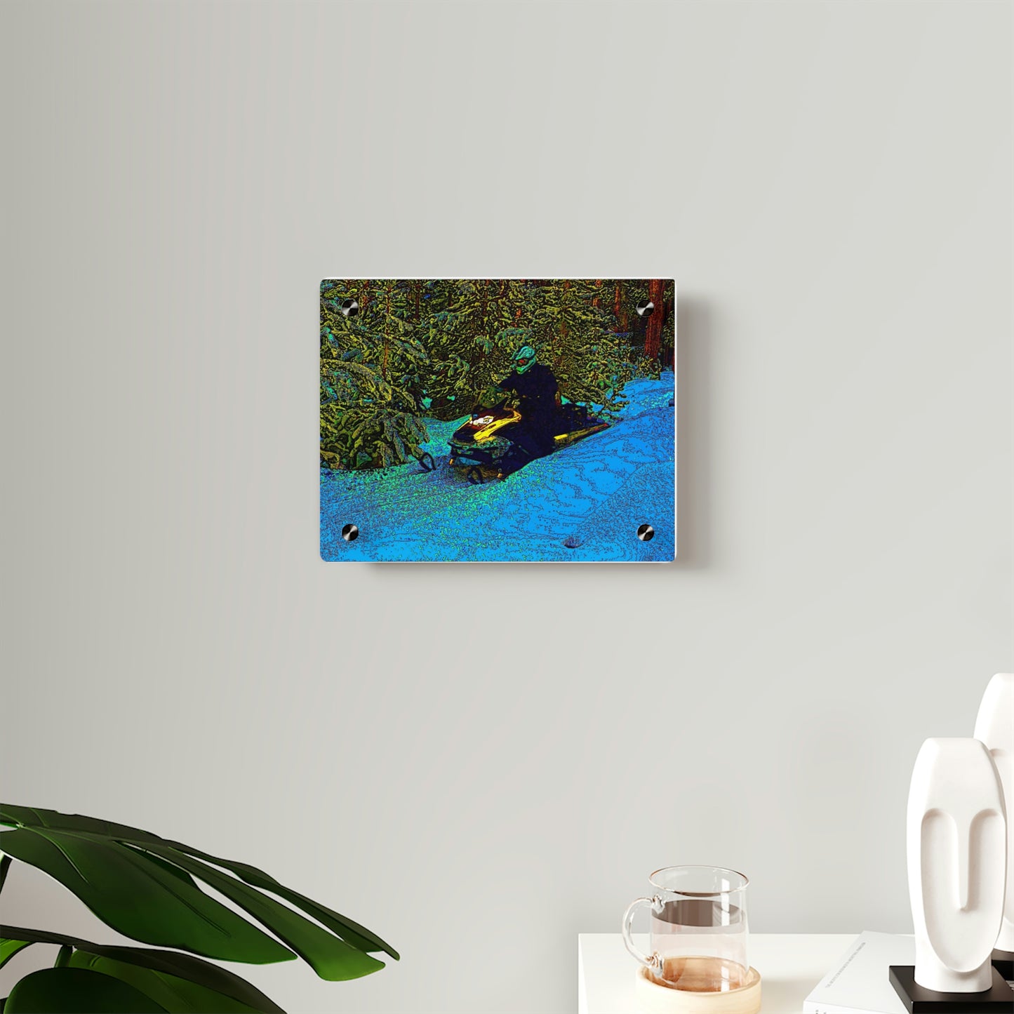Acrylic Wall Art Panels ... Yep ... "Another Day ... Riding Through The Wilderness ... " ... February 2023 ... Original Works ...
