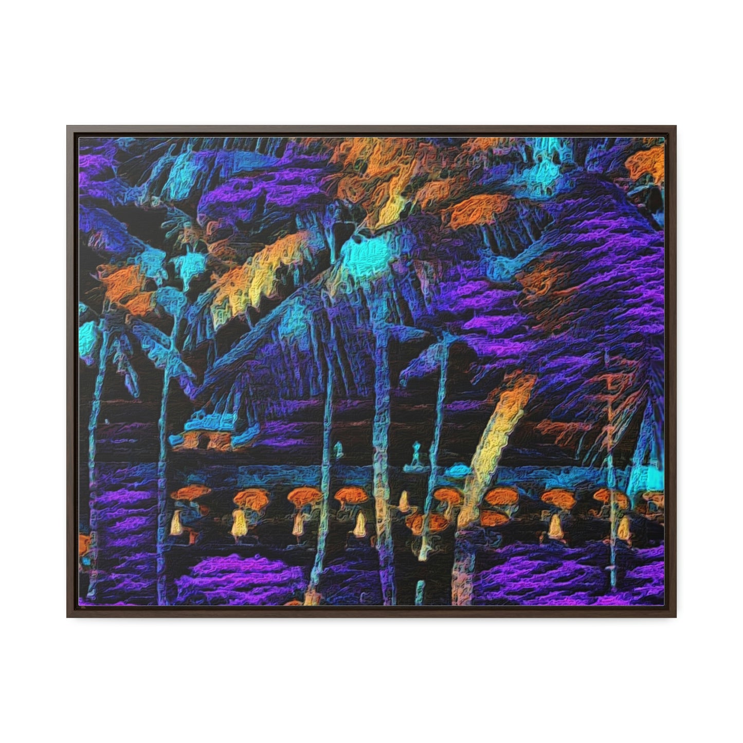 Gallery Canvas Wraps, Horizontal Frame ... "The Royal Hawai'ian: Waikiki Beach_Beach" ... Honolulu, HI ... Ocotber 2014 (Halloween) ... Original Works ...