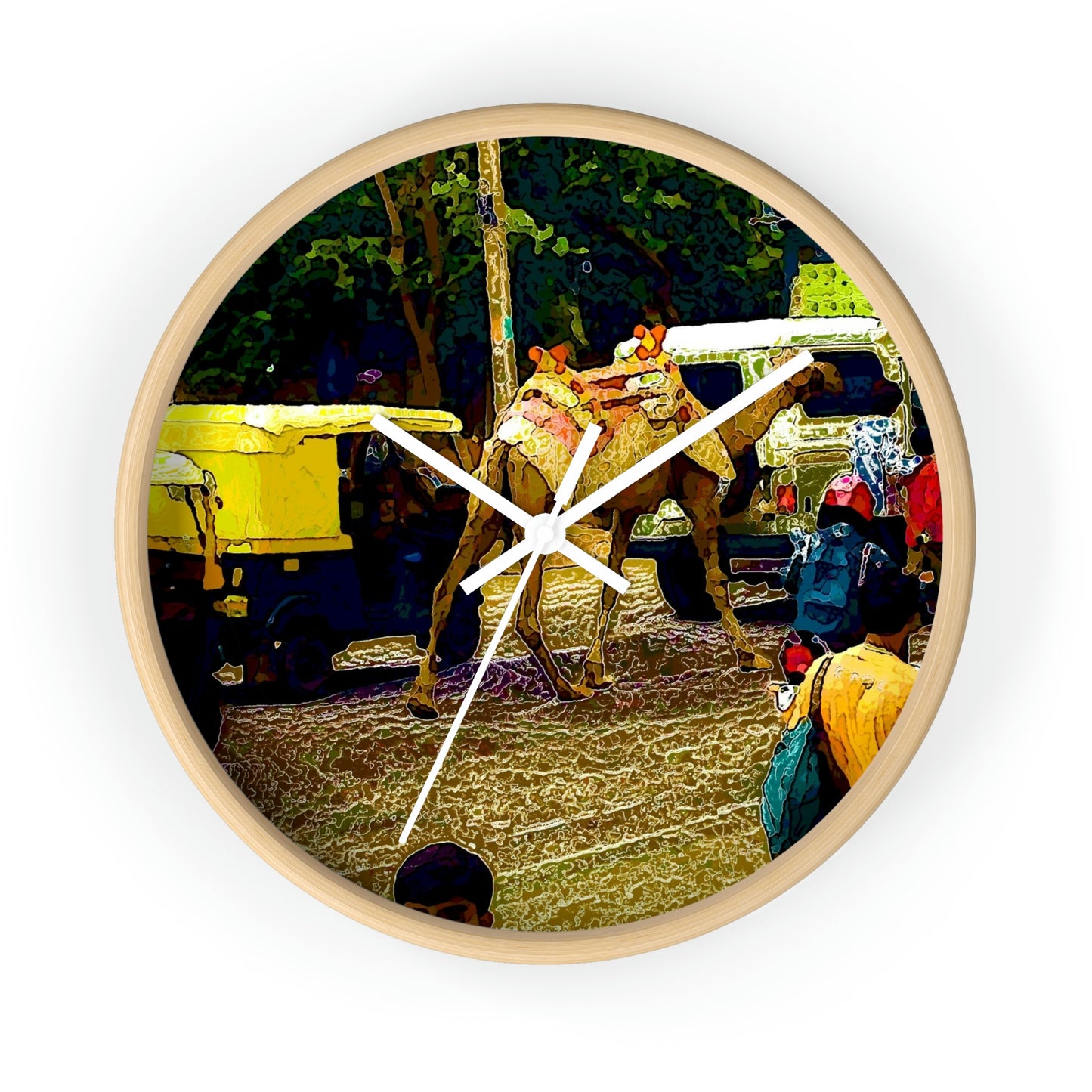 Wall clock ... "Truckin'-Up-To-Buffalo ... 'Oops - Wrong Country' ... Truckin'-Up-To-New Delll -'E' ... " ... (Delhi, India) ... 5July2007. Original Works ...