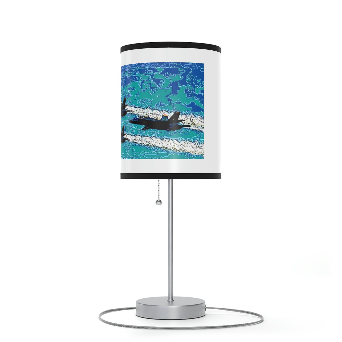 Lamp on a Stand, US|CA plug ... Seattle Seafair ..."Blue Angels Run Over Lake Washington" ... Circa Mid 1980's ... Dr FJ Holt ... Original Works ...