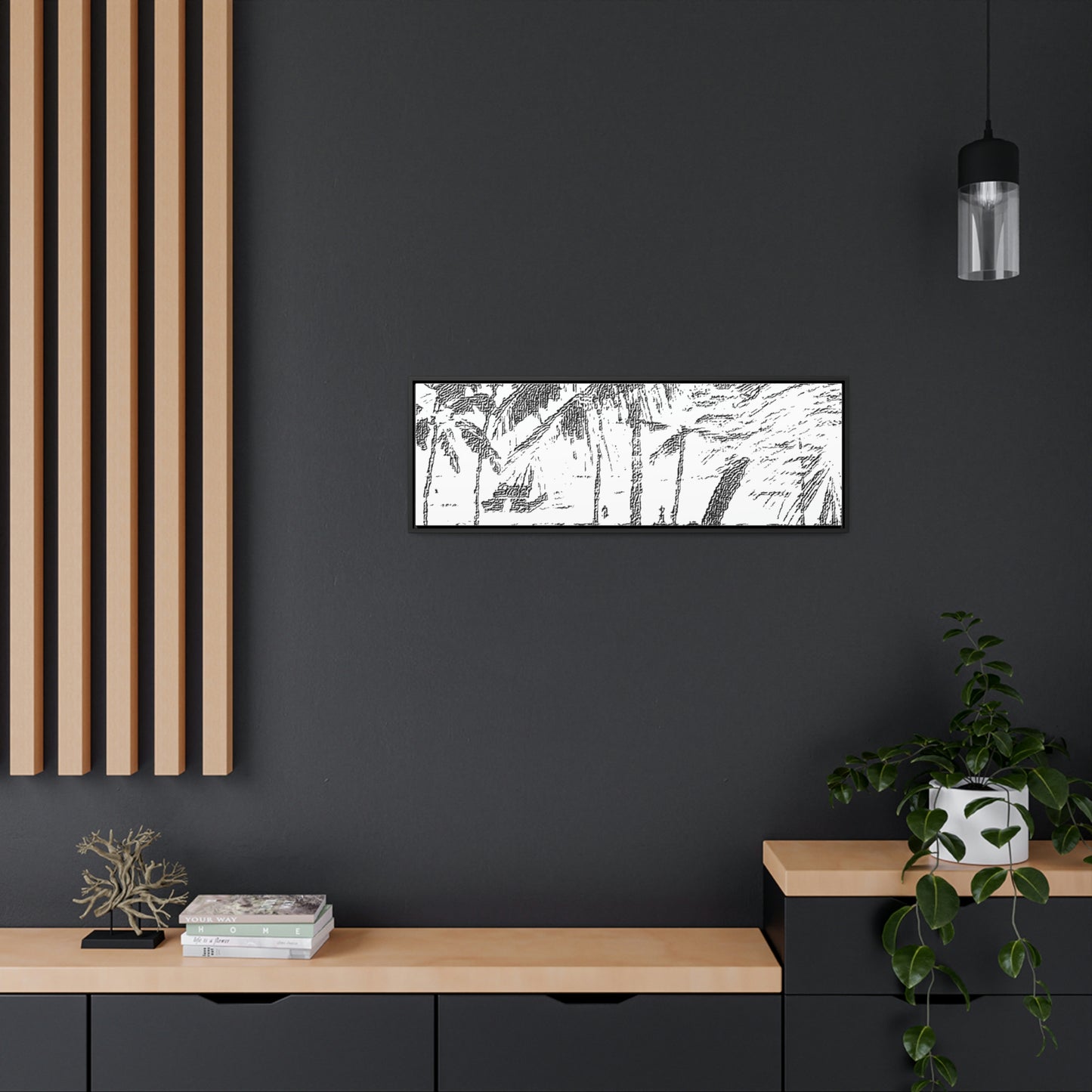 Gallery Canvas Wraps, Horizontal Frame ... "The Royal Hawai'ian: Waikiki Beach_Beach" ... Honolulu, HI ... Ocotber 2014 (Halloween) ... Original Works ...