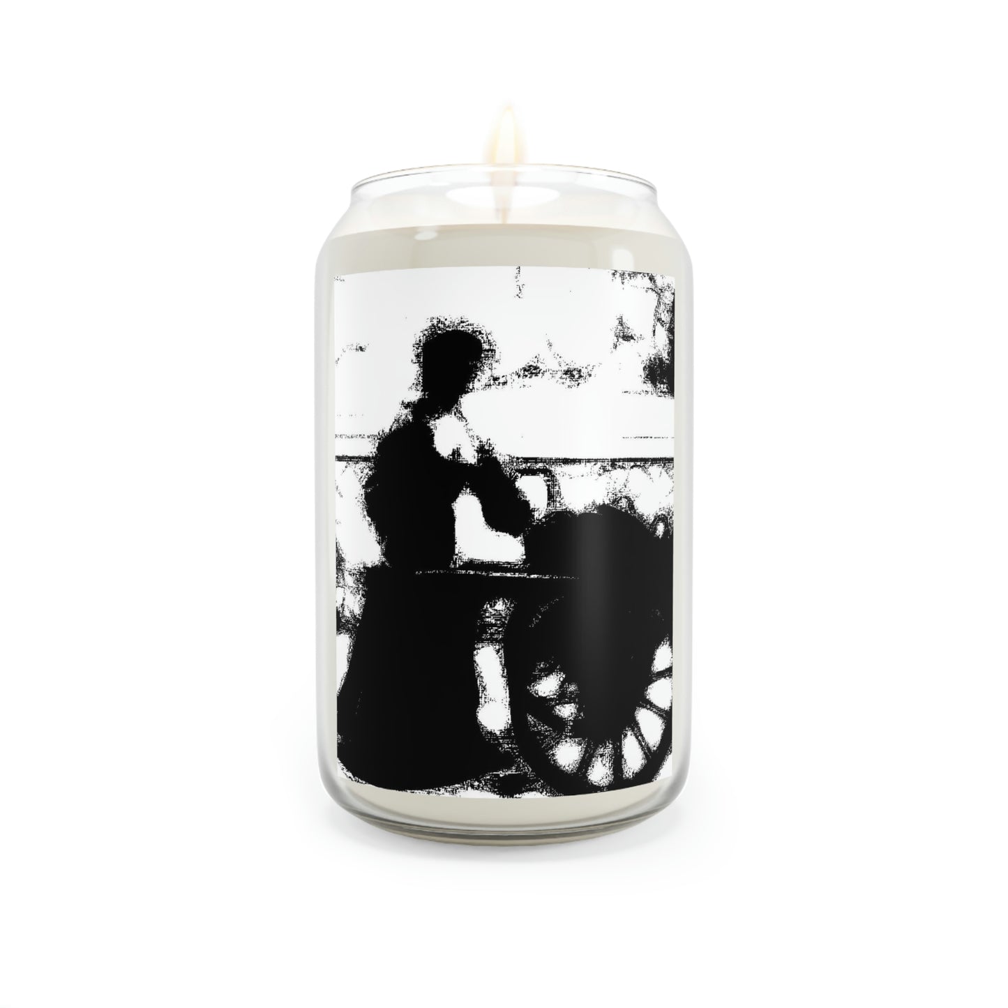 Scented Candle, 13.75oz ... Dublin's "Molly Malone Along Grafton Street" ... Cryin' Cockels & Muscles Alive-Alive-Oh ... Circa 2003 ... Original Works ...