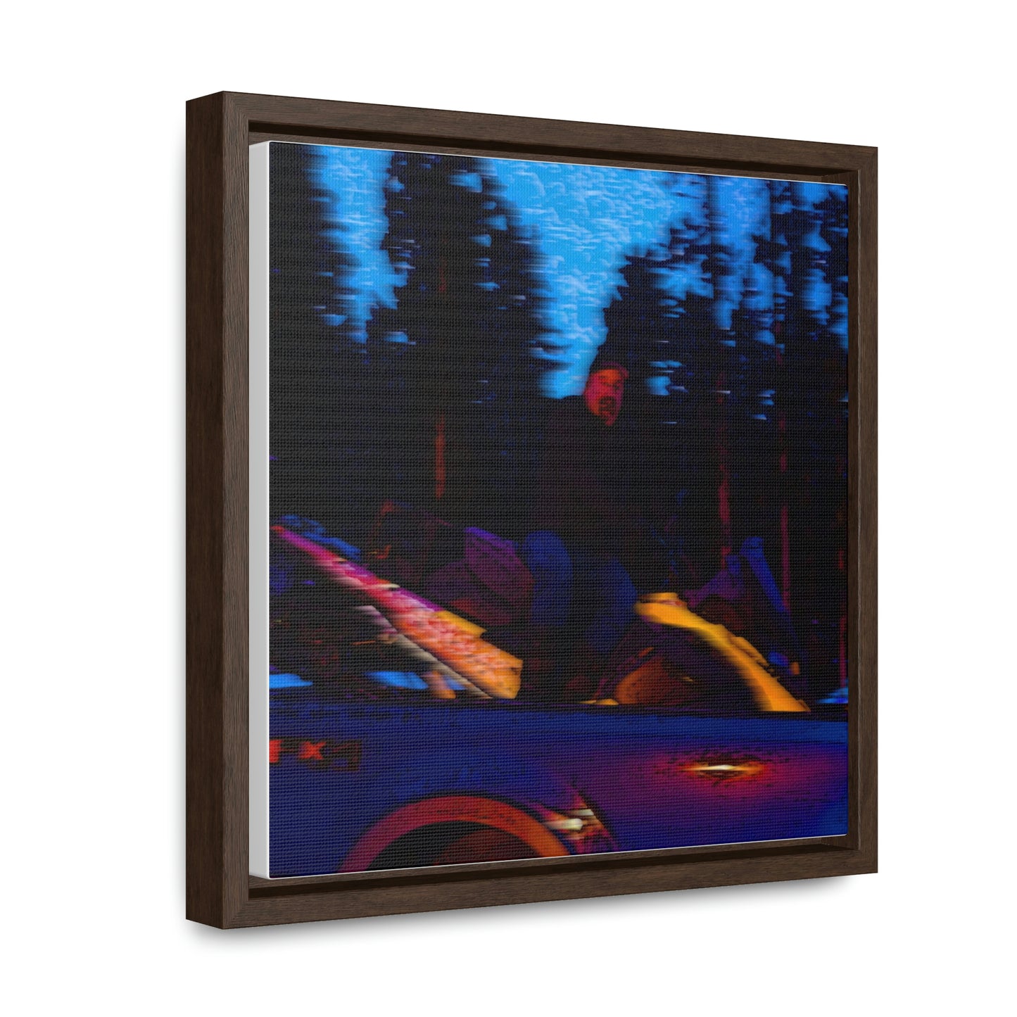 Gallery Canvas Wraps, Square Frame ... Two Modes Of Winter Transportation ... "Which One To Drive Next?" ... Choices-Choices-Choices ... Circa 4Jan23 ... Original Works ...