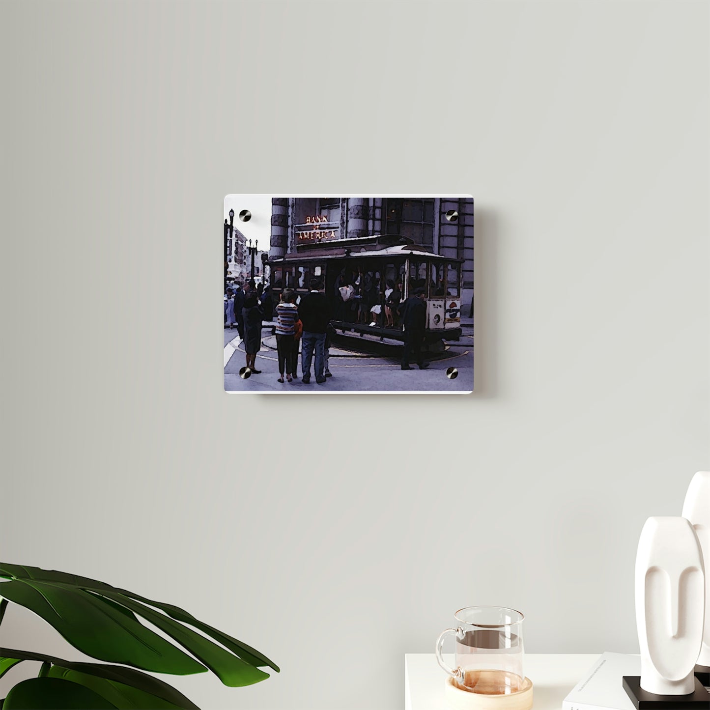 Acrylic Wall Art Panels ... San Francisco ... 'Rice-A-Roni-A-San Francisco Treat' ... "A Cable Car Classic" ... Family Archives: 1973 ... Original Works ...