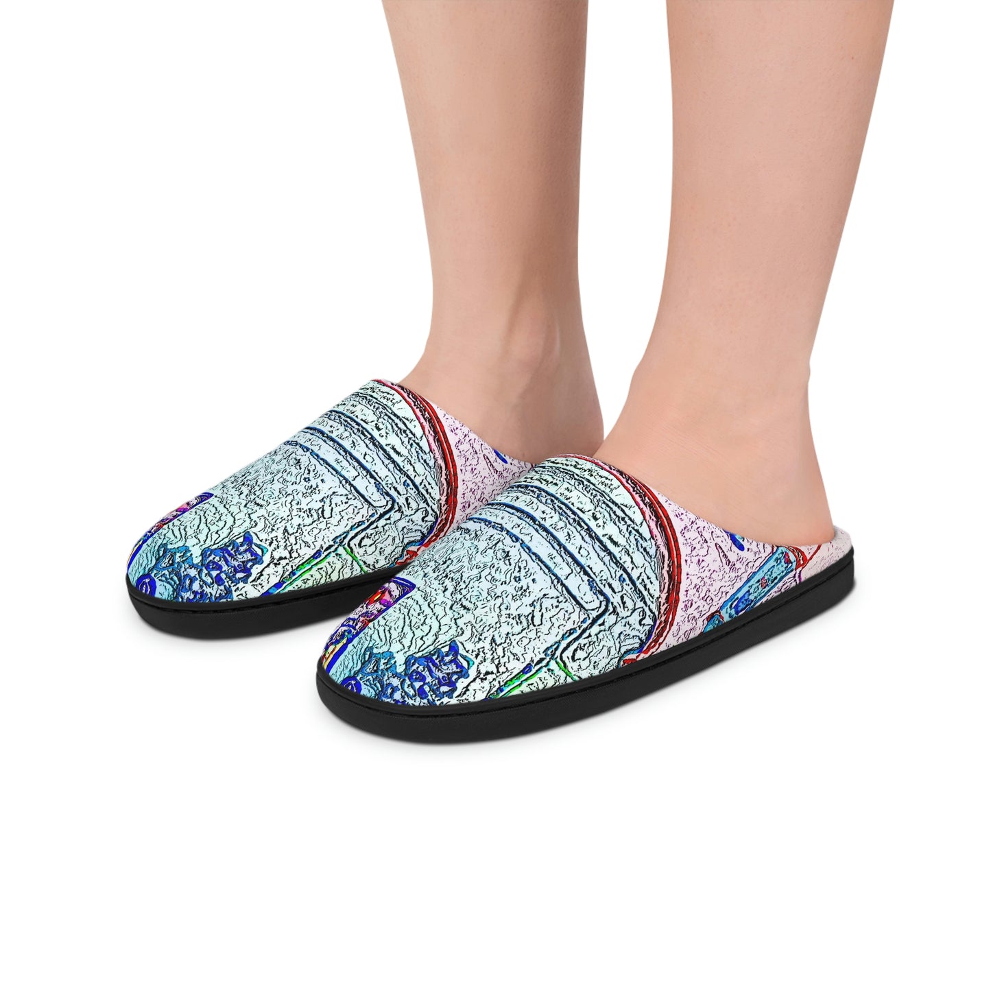 Men's Indoor Slippers ... "La Grande Entree" At: 'The Pink Palace' ... The Royal Hawai'ian ... Honolulu, HI ... '27Oct2014' ... Original Works ...