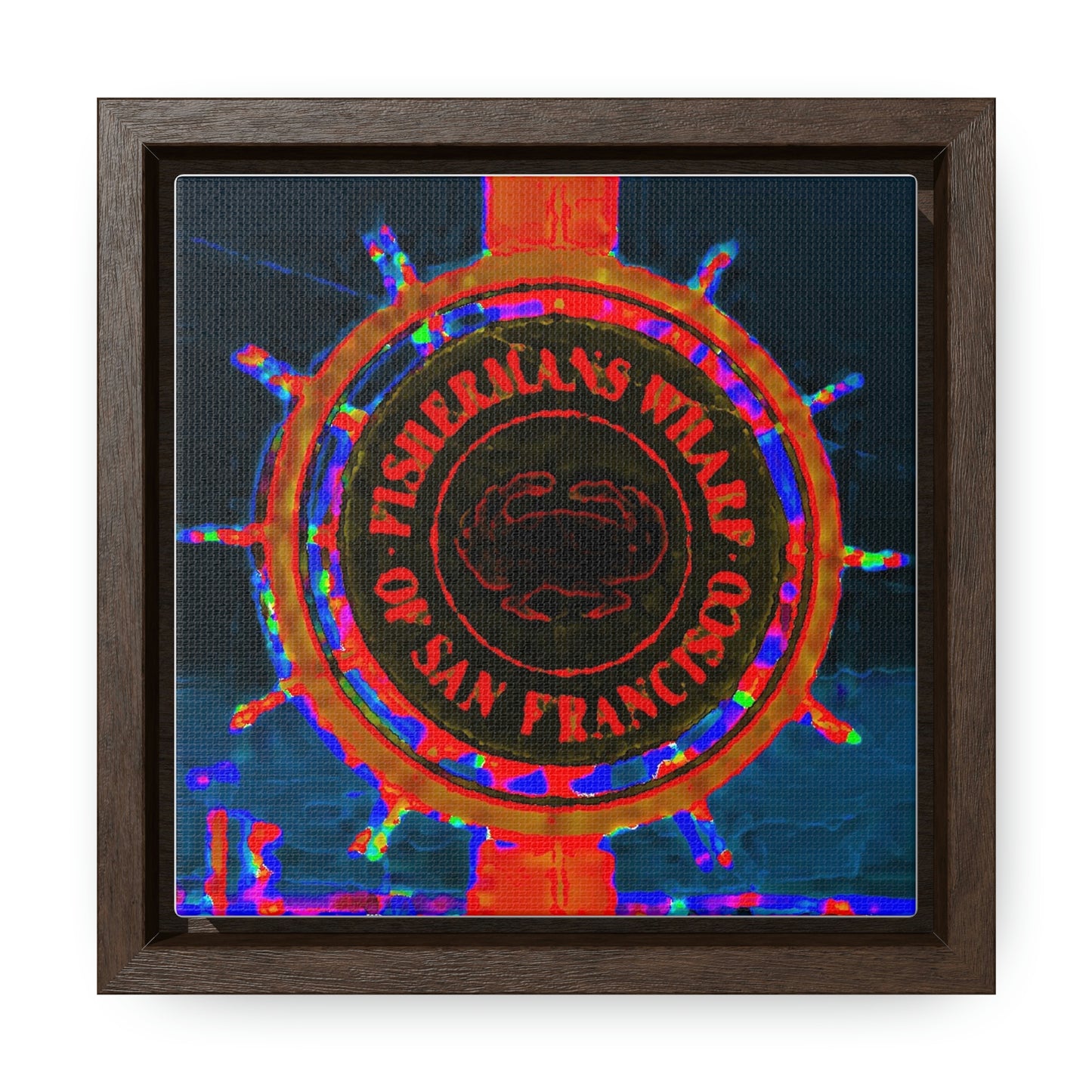 Gallery Canvas Wraps, Square Frame ... "No.9 Fishermen's Grotto - Fishermen's Wharf, SF, California" ... Family Archives: 1970's ... Original Works ...