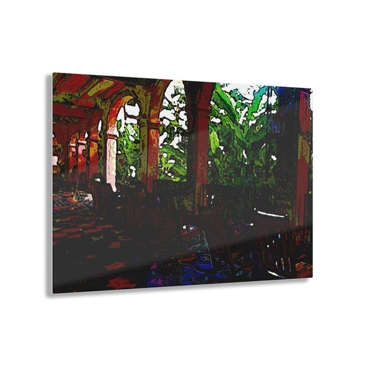 Acrylic Prints ...  Lanai & Rocking Chairs At: 'The Pink Palace' ... The Royal Hawai'ian ... Honolulu, HI ... '27Oct2014' ... Original Works ...