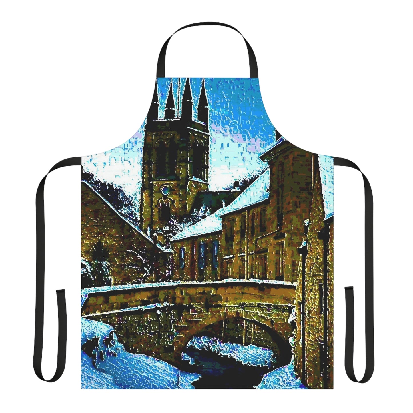 Apron (AOP) ... Walikng The Streets & Alleys ... 'Strolling The Canals ... '  ... Original Works  ...
