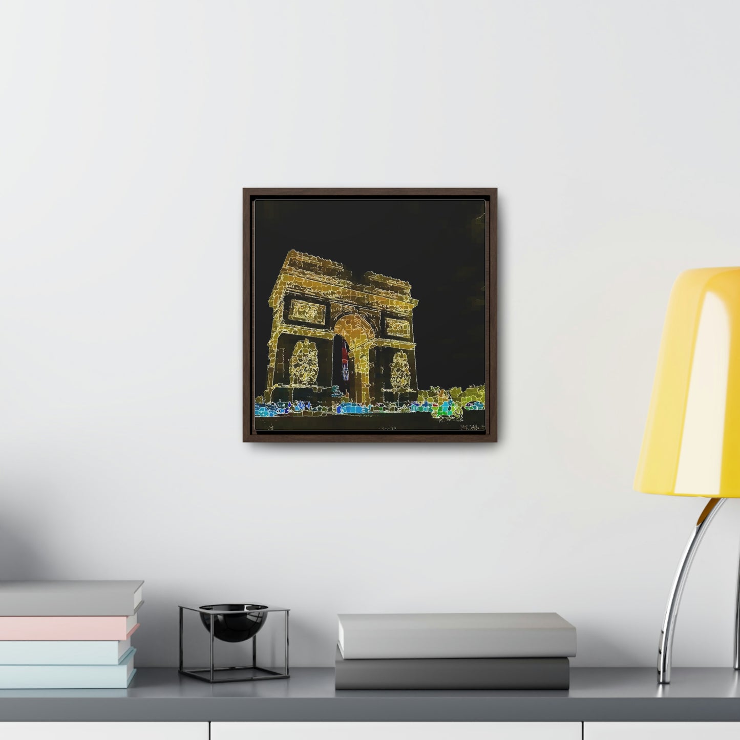 Gallery Canvas Wraps, Square Frame ...  L'Arc de Triomphe ... 'Barbara Joan Bonnell-Holt Photo' ... Circa 1972 ... Oringinal Works ...