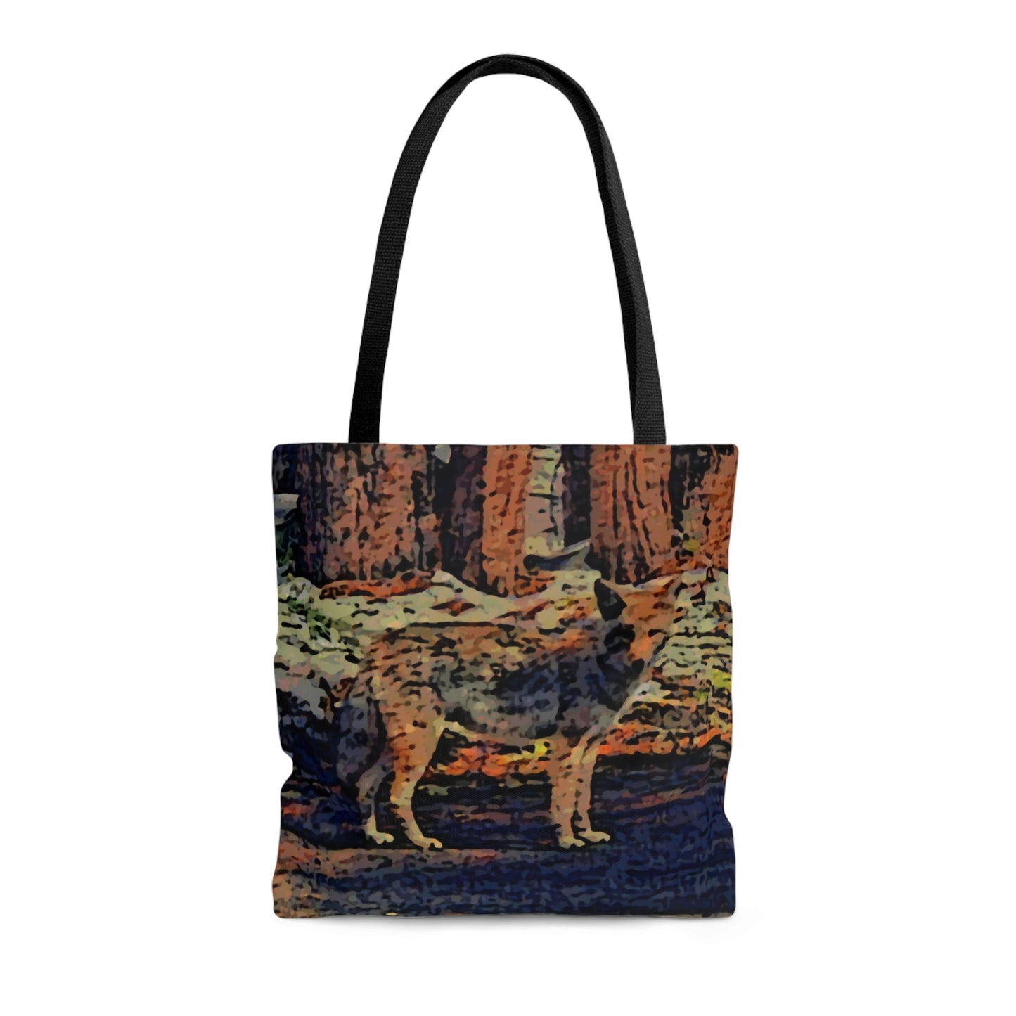 Tote Bag (AOP) ... Coyote ... "Yosemite Valley: Circa May23 ... KPH Base Photo" ... Original Works ...