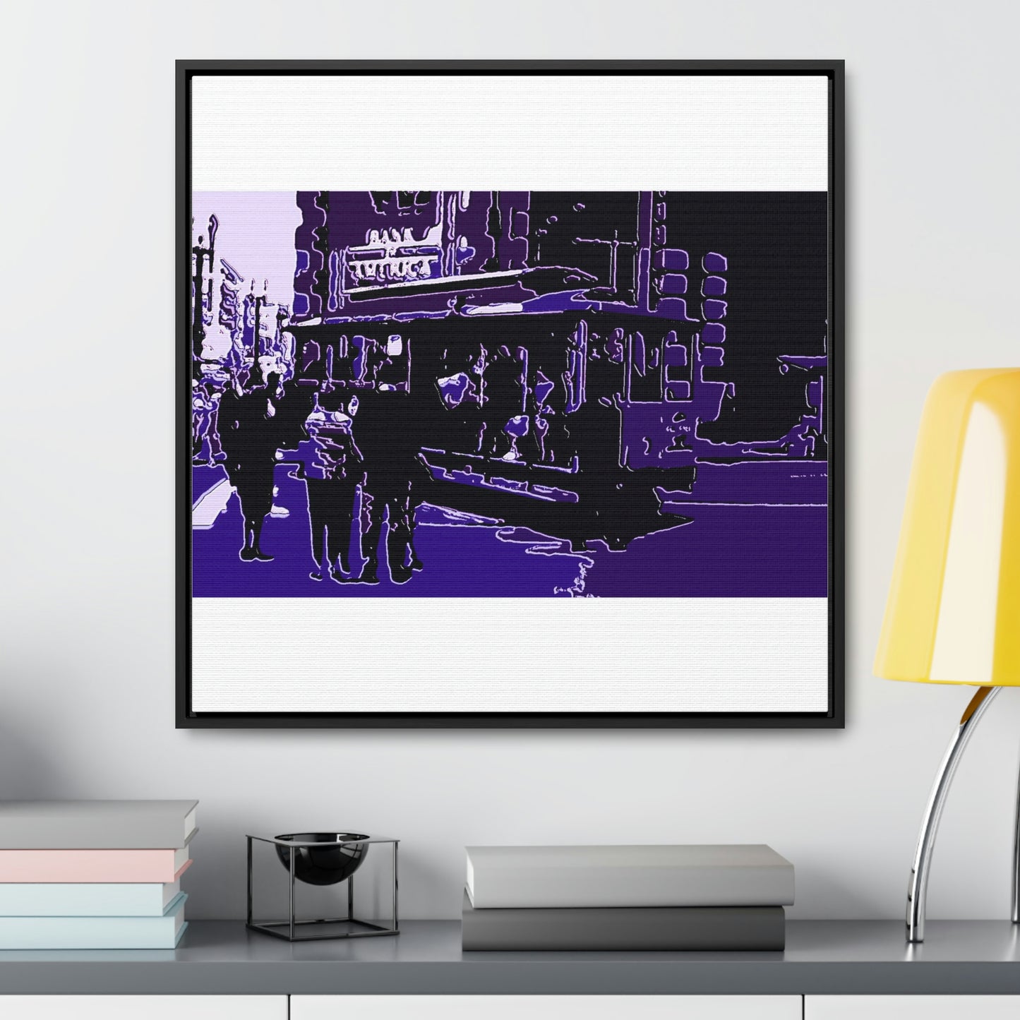 Gallery Canvas Wraps, Square Frame ... San Francisco ... 'Rice-A-Roni-A-San Francisco Treat' ... "A Cable Car Classic" ... Family Archives: 1973 ... Original Works ...