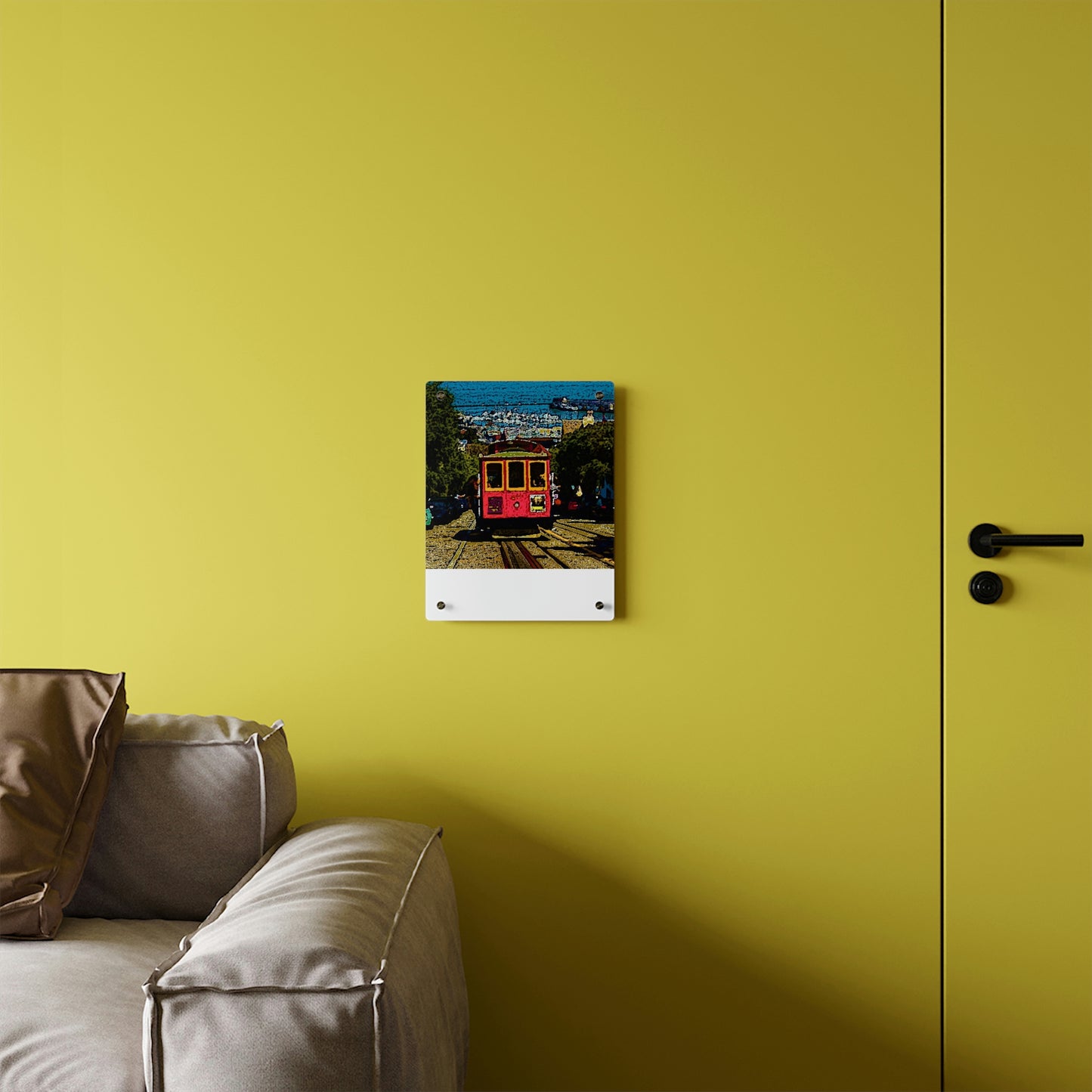 Acrylic Wall Art Panels ... San Francisco ... 'A Rice-A-Roni-A-San Francisco Treat' ... "A Cable Car Classic" ... Family Archives: 1973 ... Original Works ...