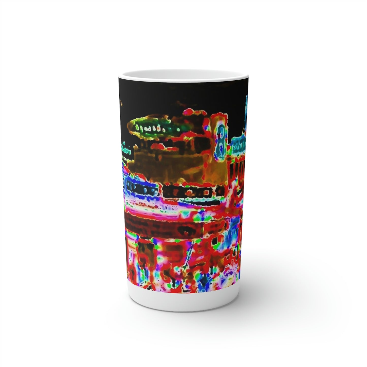 Conical Coffee Mugs (3oz, 8oz, 12oz) ... "No.9 Fishermen's Grotto - Fishermen's Wharf, SF, California" ... Family Archives: 1970's ... Original Works ...