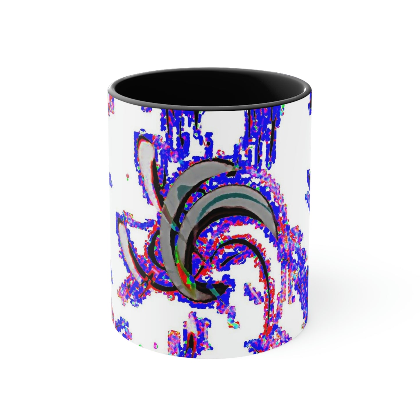 Accent Coffee Mug, 11oz ... "Waning Moon" ... Central Idaho ... October 2022 ... Rendering Time: 22 Hours ... Original Works ...