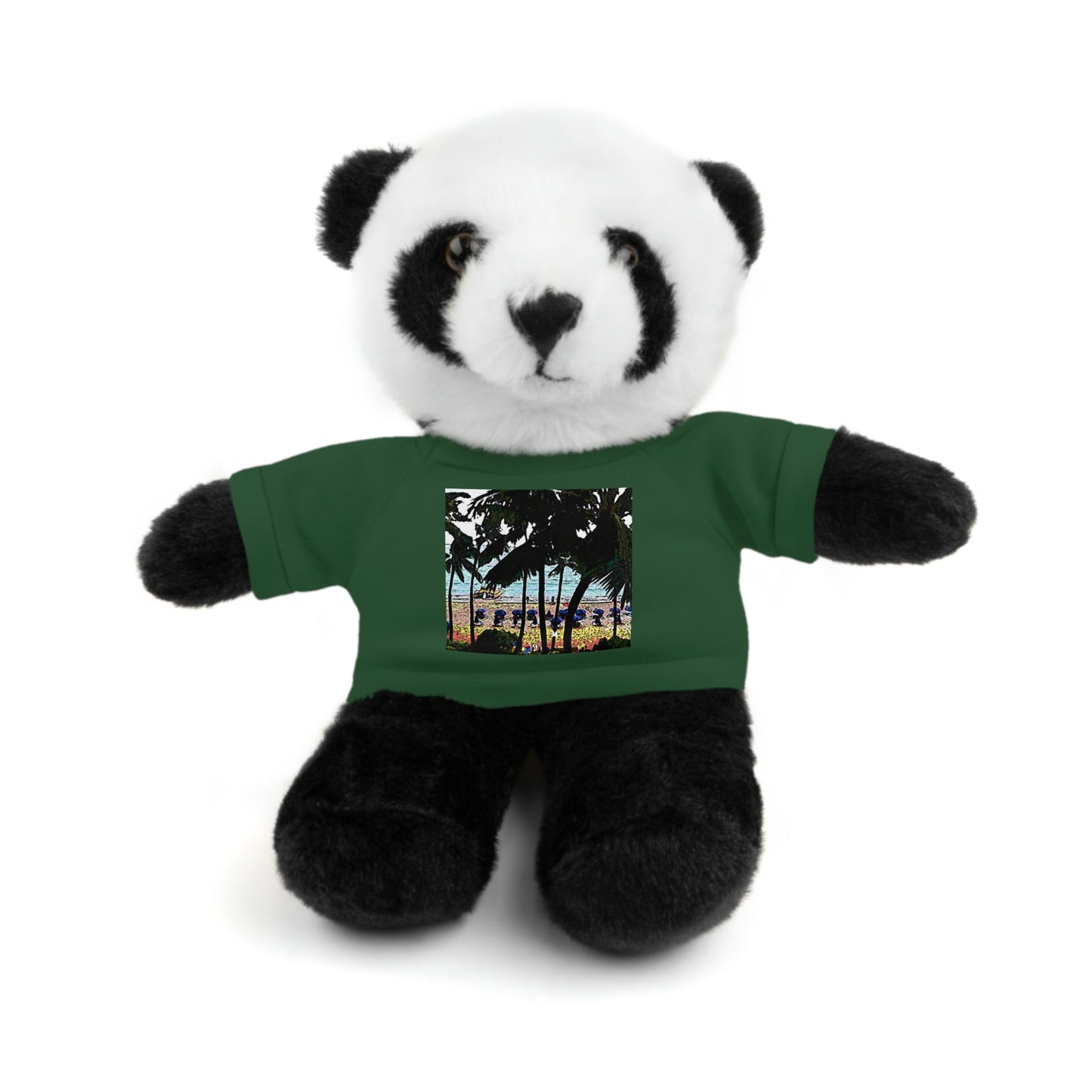 Stuffed Animals with Tee ... "A Beautiful Beach Amongst The Palms" ... The Outrigger Waikiki, Honolulu, Oahu ... Original Works ...