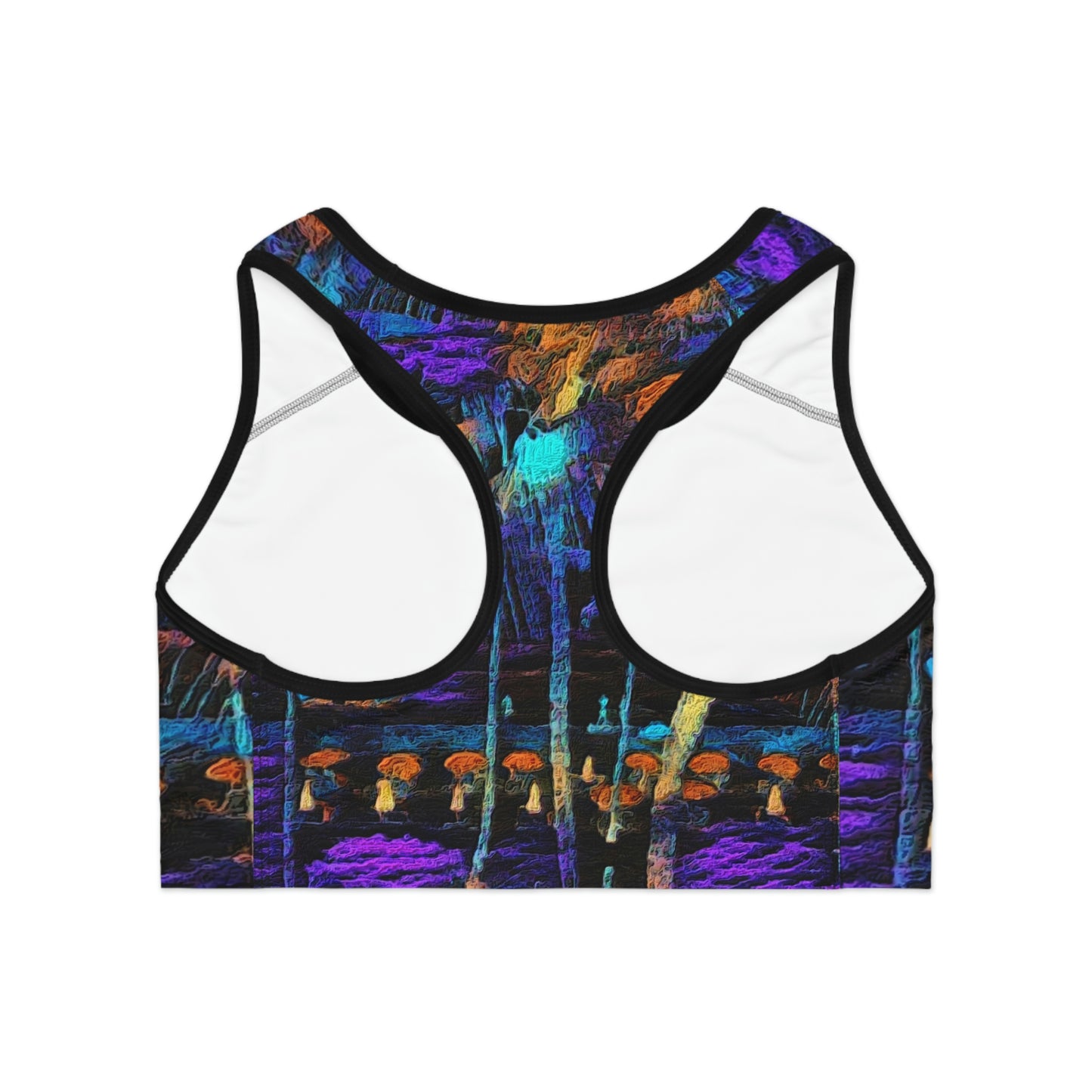 Sports Bra (AOP) ... "The Royal Hawai'ian: Waikiki Beach_Beach" ... Honolulu, HI ... Ocotber 2014 (Halloween) ... Original Works ...