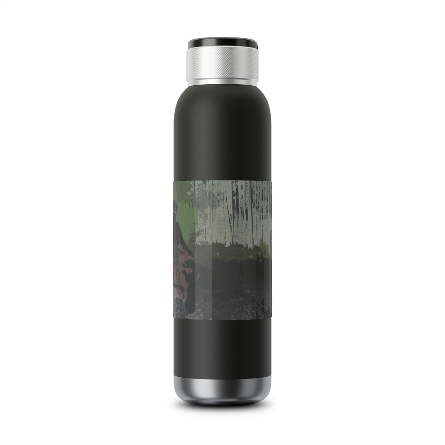 Soundwave Copper Vacuum Audio Bottle 22oz ... 3-Wheeln' N' Groovin The Mountain Roads ... Central Idaho ... Original Works ...