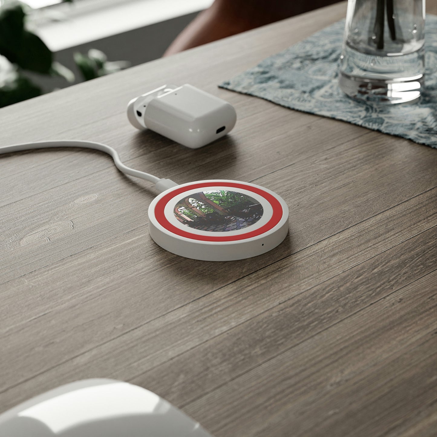 Quake Wireless Charging Pad ...  Lanai & Rocking Chairs At: 'The Pink Palace' ... The Royal Hawai'ian ... Honolulu, HI ... '27Oct2014' ... Original Works ...