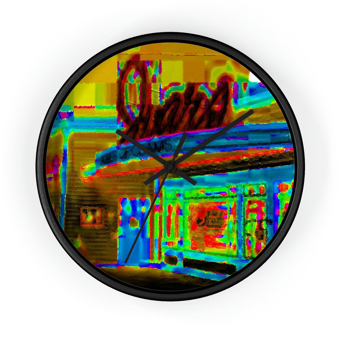 Wall clock ...  In-A-Hurry & Stressed? ... Remember: Keep "Clam" ... Clam_Happy ...  'Ivars: Seattle Waterfront' ... Personal Archives ... Original Works ...