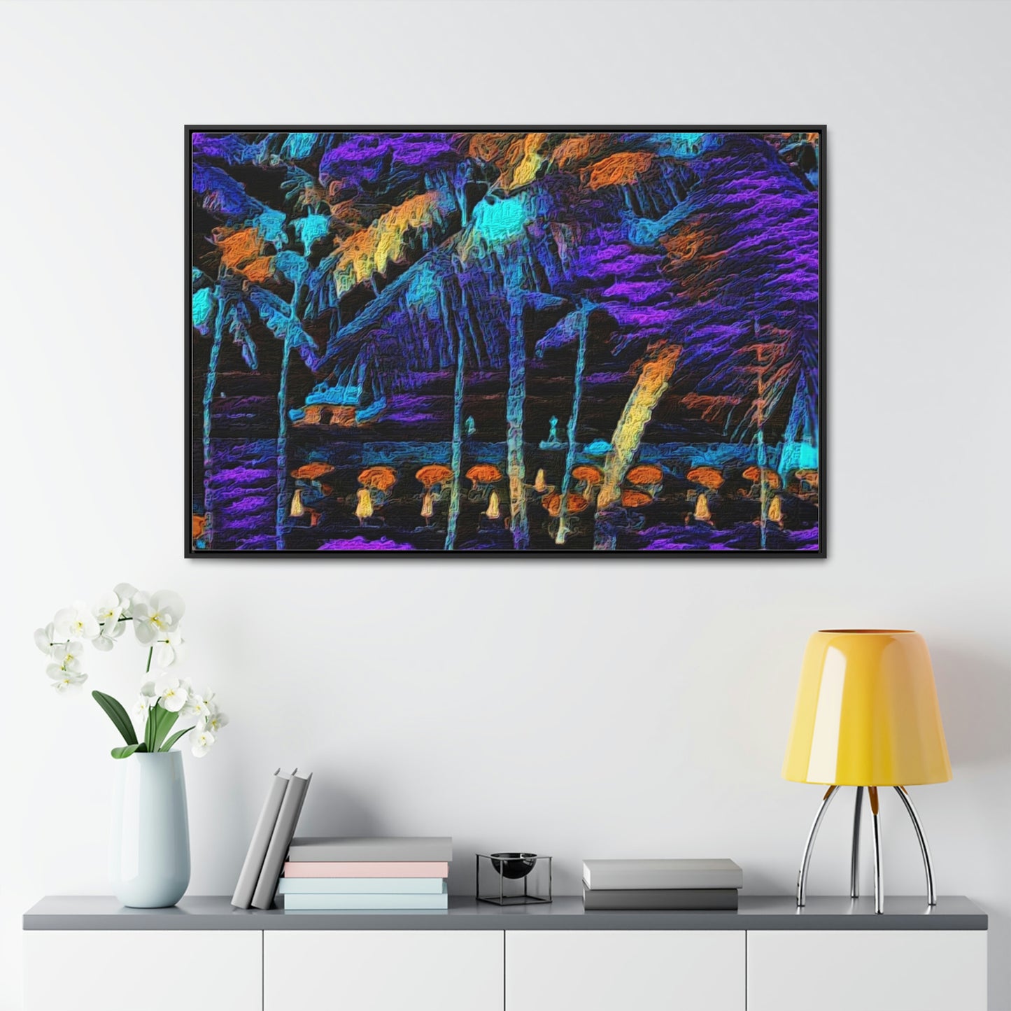 Gallery Canvas Wraps, Horizontal Frame ... "The Royal Hawai'ian: Waikiki Beach_Beach" ... Honolulu, HI ... Ocotber 2014 (Halloween) ... Original Works ...