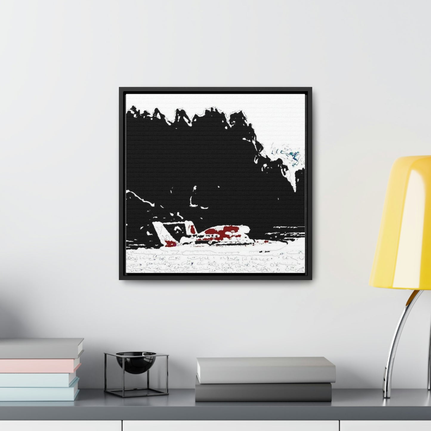 Gallery Canvas Wraps, Square Frame ...  Seattle Columbia Cup On Lake Washington ... "Dave Wilcox Heads For The Win" ... Associate Gift-Photo ... Original Works ...