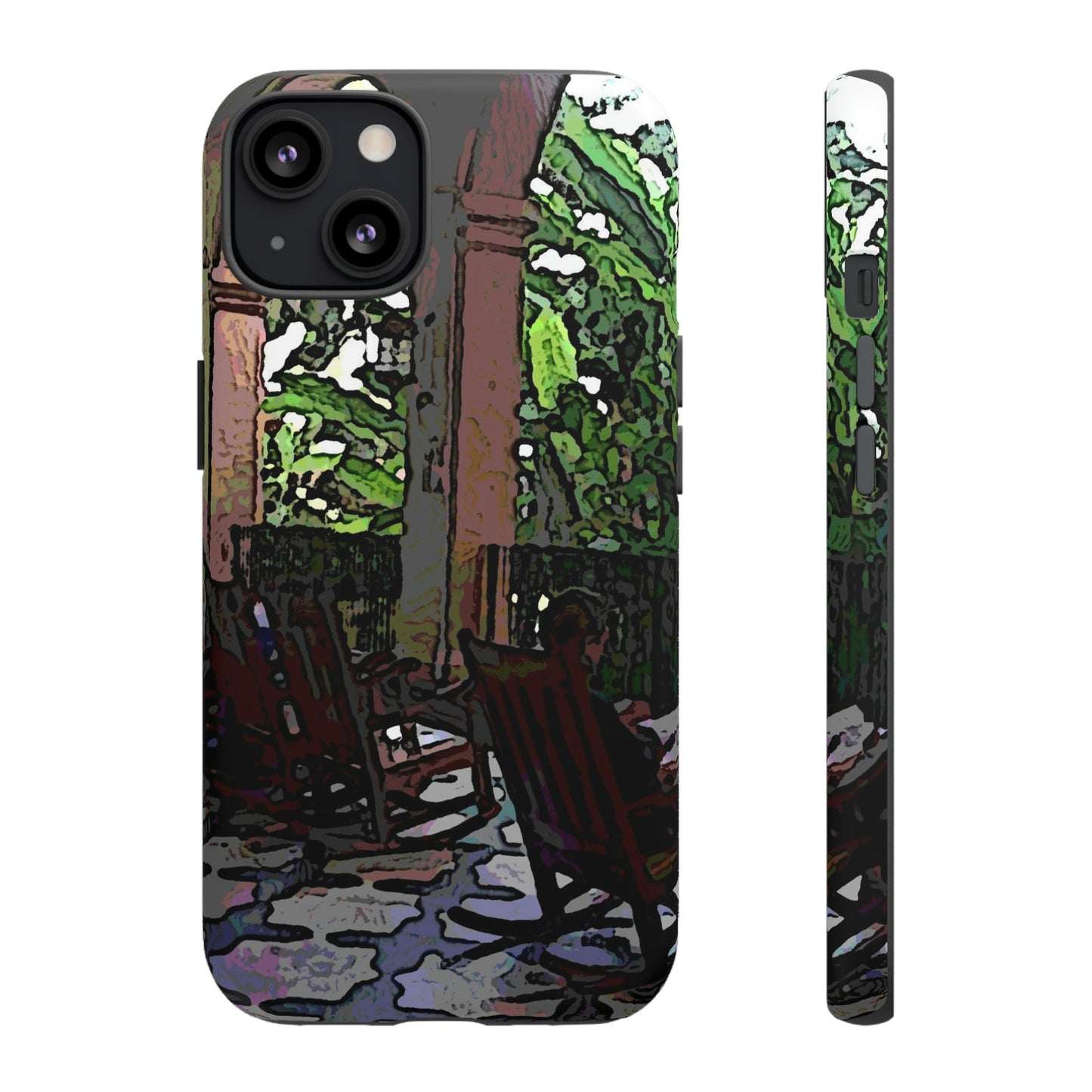 Tough Cases ... Lanai & Rocking Chairs At: 'The Pink Palace' ... The Royal Hawai'ian ... Honolulu, HI ... '27Oct2014' ... Original Works ...
