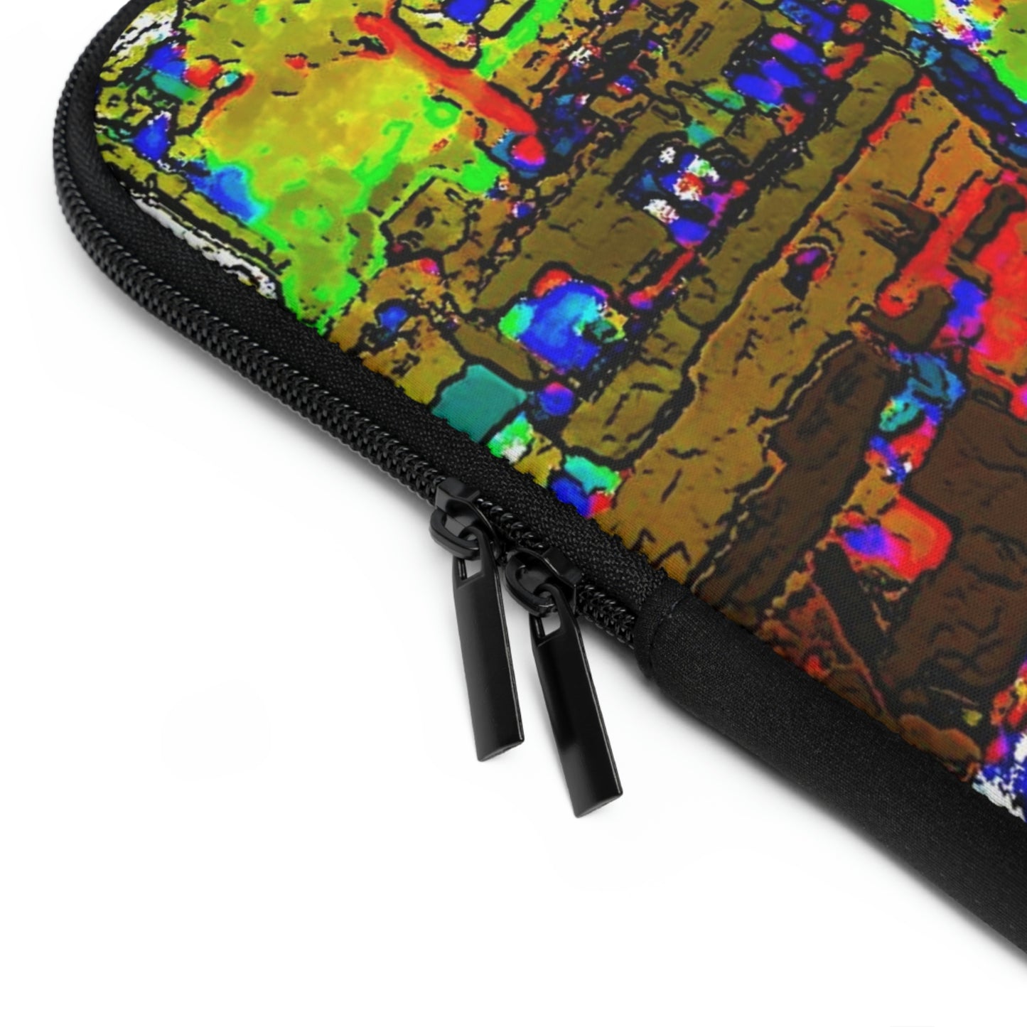 Laptop Sleeve ... A Crazy Street ... 'Eight Winding Curve-Switchbacks' ... "Lombard Street, San Francisco, CA' ... Family Archives: 1970's ... Original Works ...