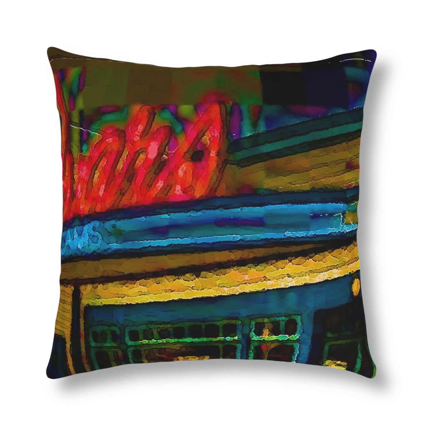 Waterproof Pillows ... In-A-Hurry & Stressed? ... Remember: Keep "Clam" ... Clam_Happy ...  'Ivars: Seattle Waterfront' ... Personal Archives ... Original Works ...
