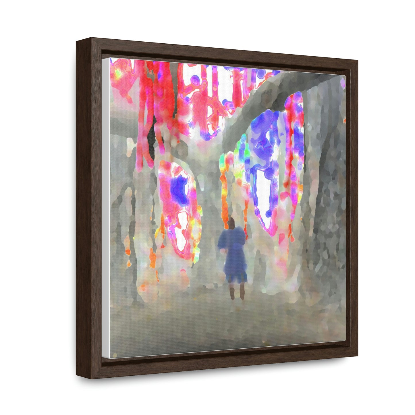 Gallery Canvas Wraps, Square Frame ... 'More' ... Jesuit Philosophy ... "In The Polynesian Banyans ..."