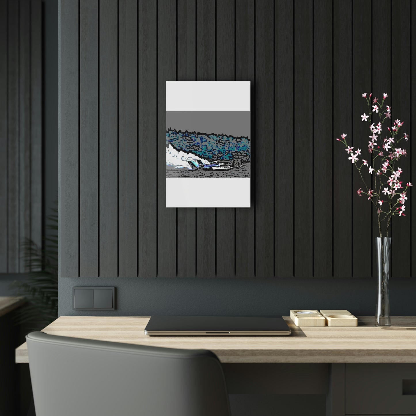 Acrylic Prints ... Seattle Columbia Cup On Lake Washington ... "Dave Wilcox Heads For The Win" ... Associate Gift-Photo ... Original Works ...